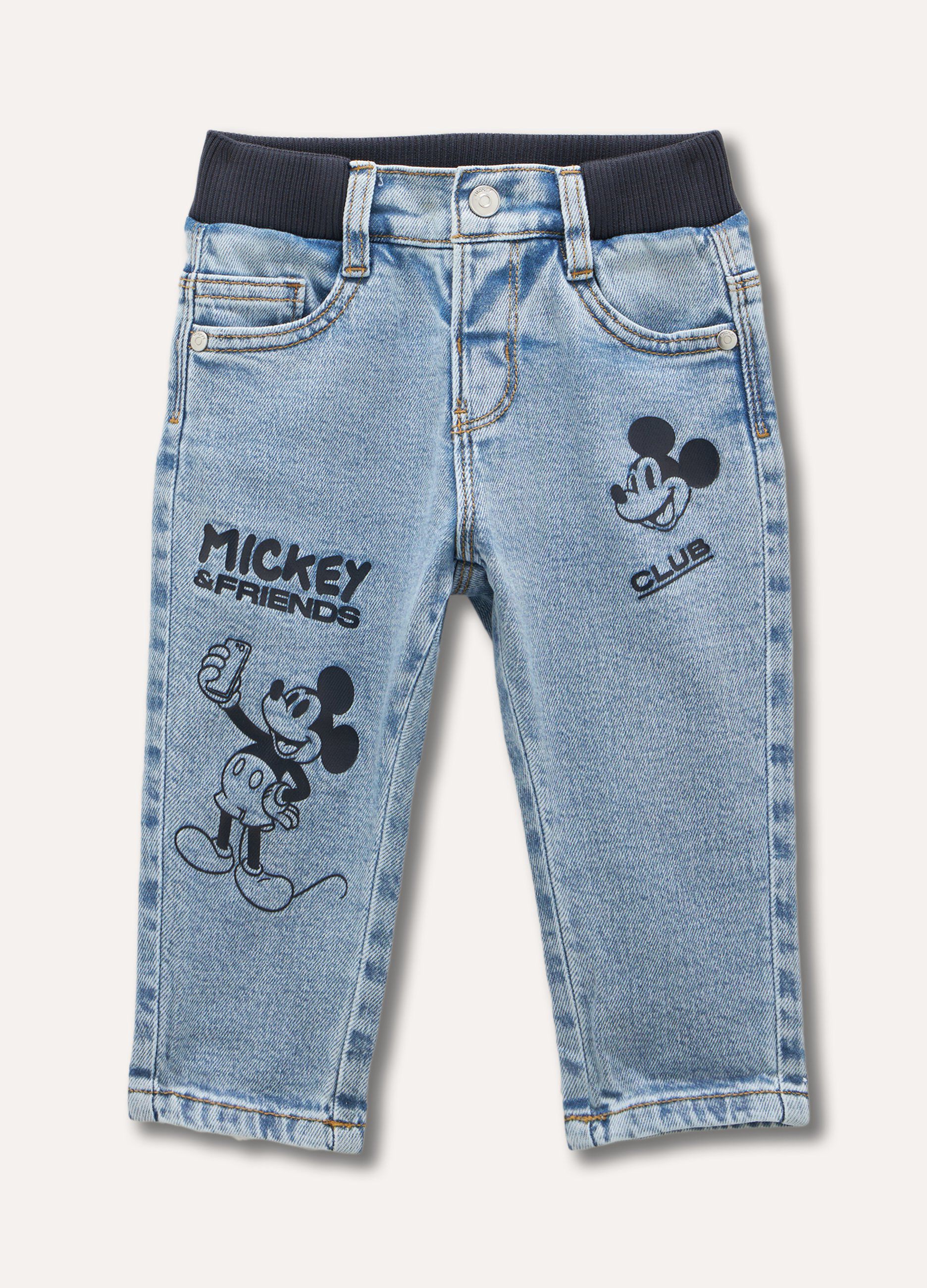 Jeans Disney con vita elasticata neonato