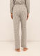 Pantaloni pigiama lunghi in jersey di puro cotone donna_2