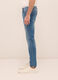 Jeans 5 tasche slim fit in denim di cotone stretch_2