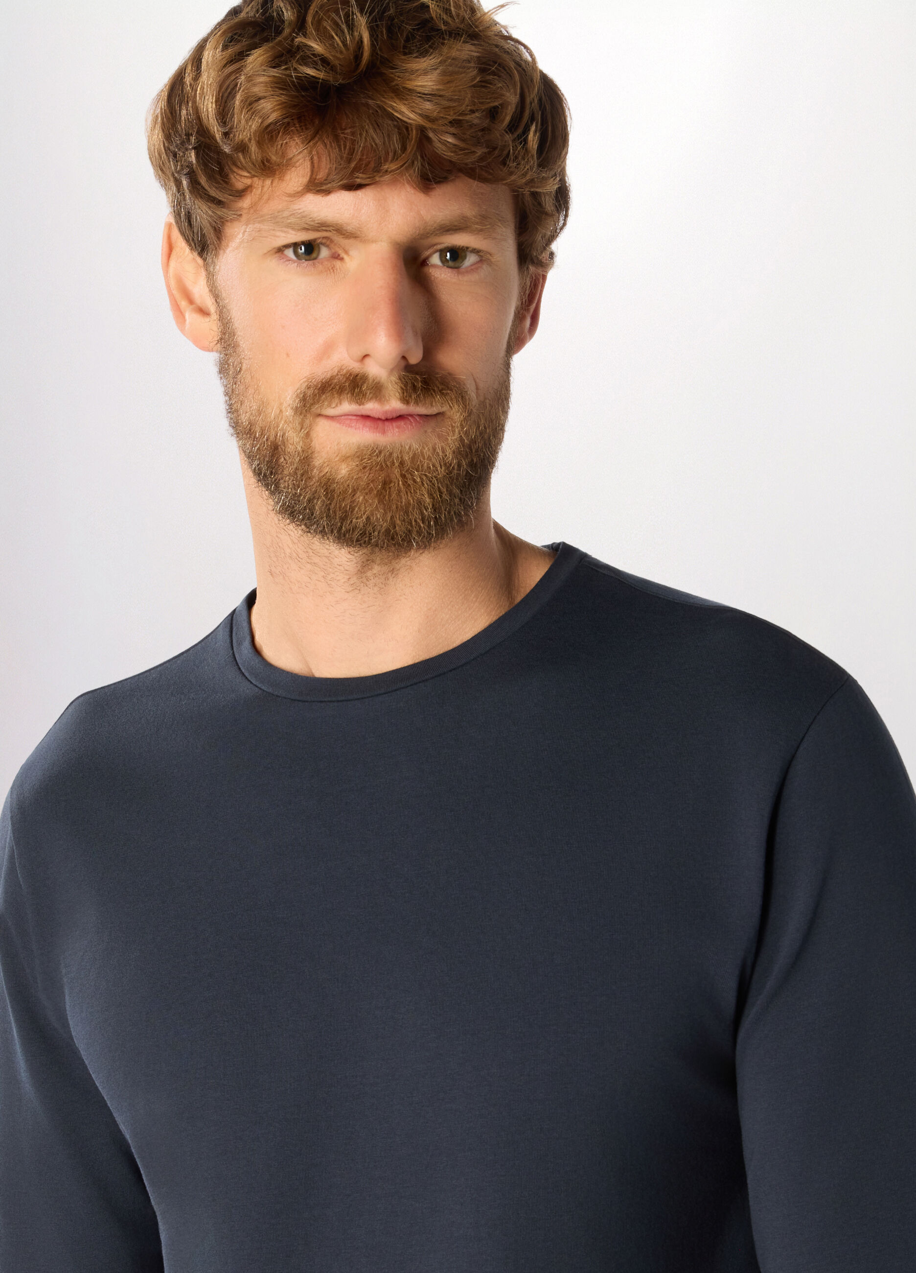 T-shirt girocollo a maniche lunghe uomo_2