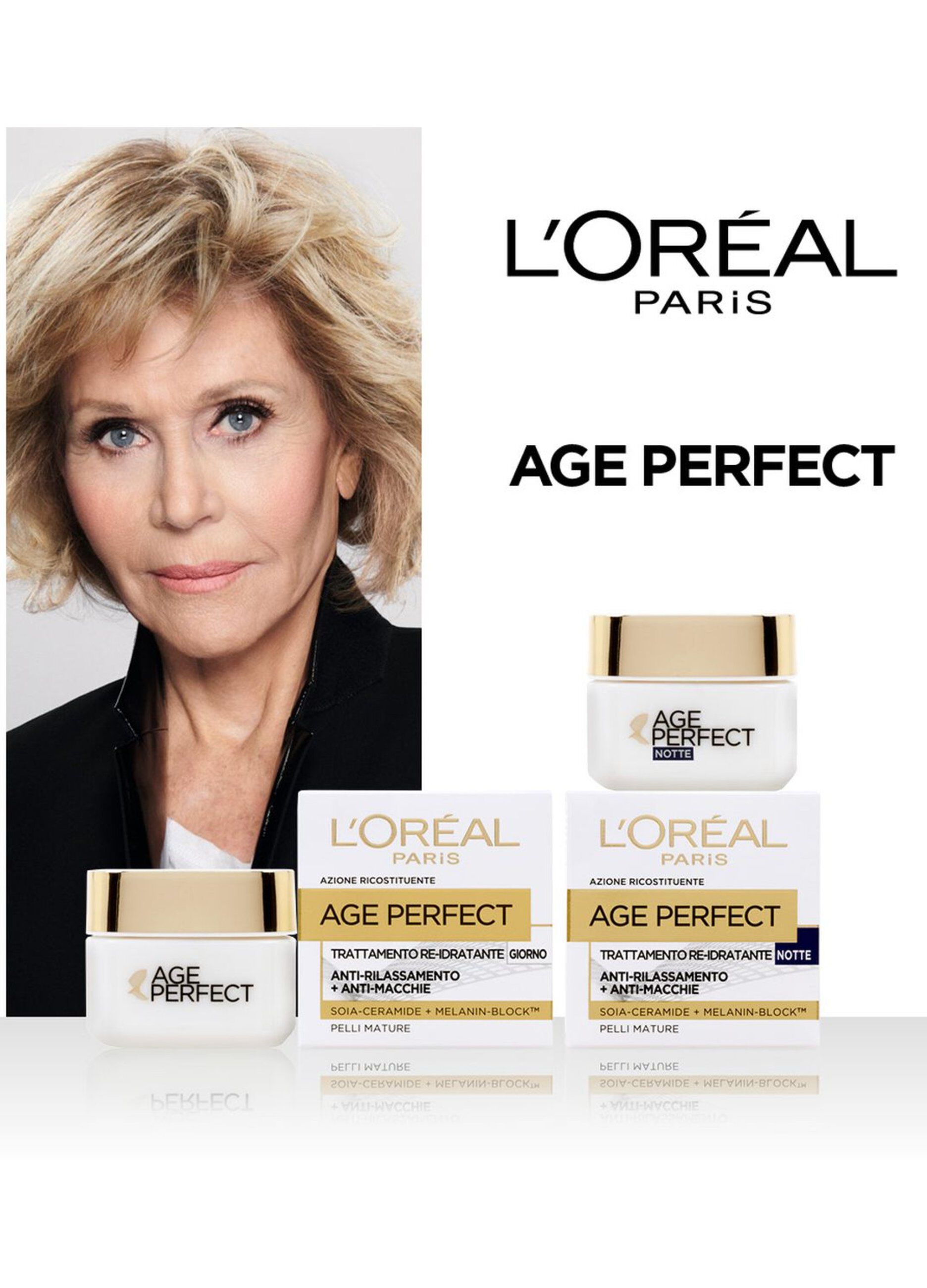 L'Oréal Paris Crema Viso Notte Age Perfect, per Pelli Mature, 50 ml._3