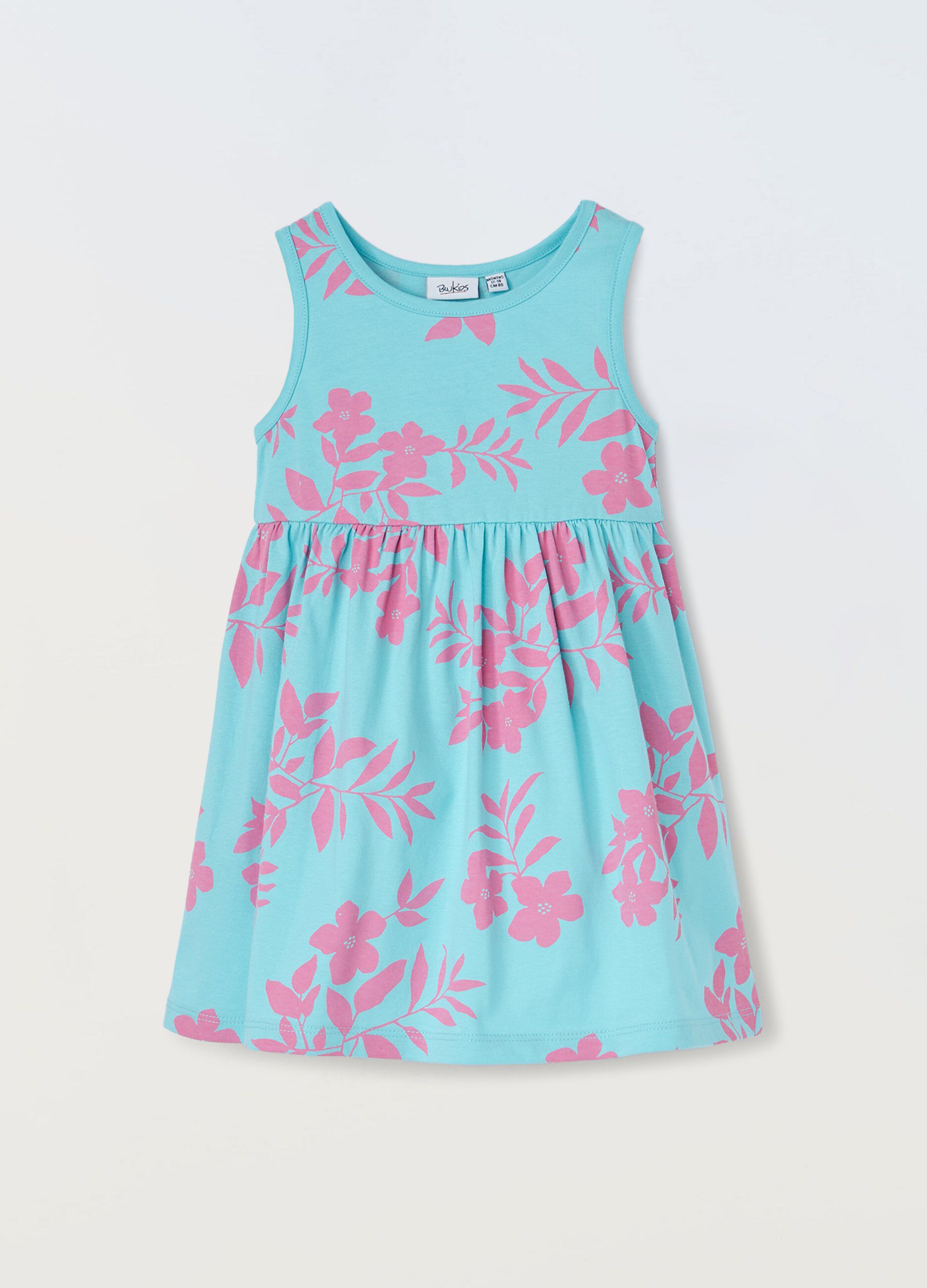 Vestito in puro cotone neonata