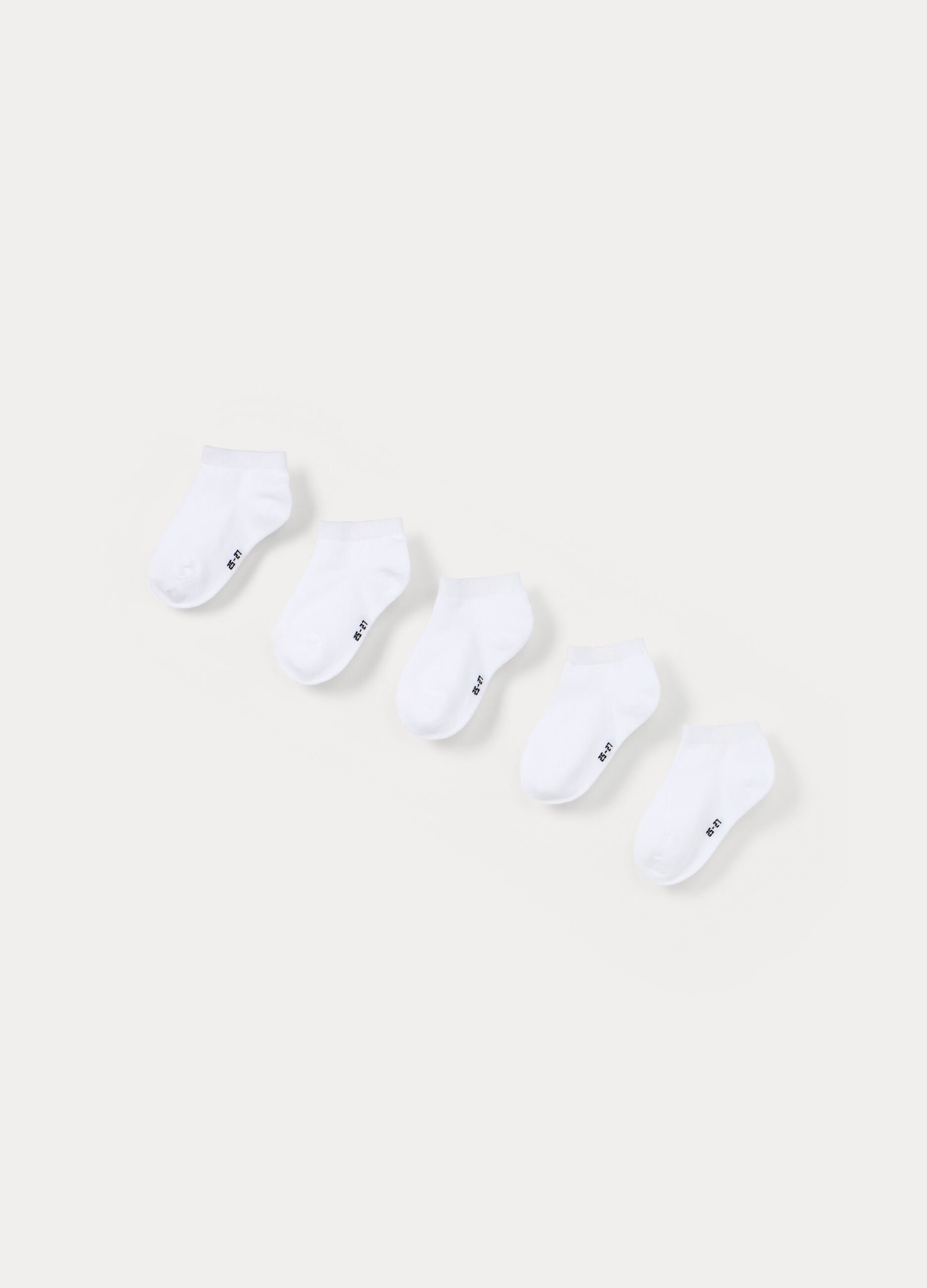 Pack 5 calze corte in misto cotone stretch _1