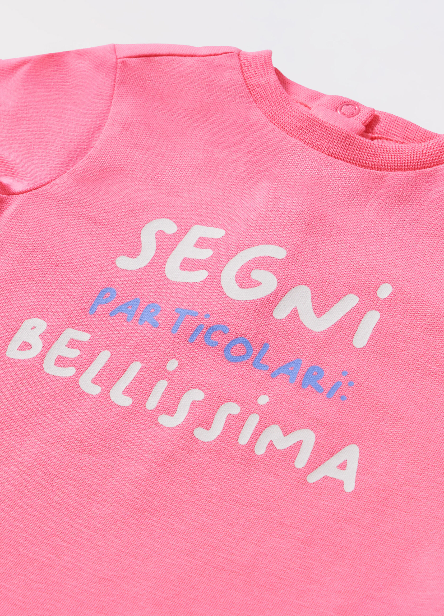 T-shirt in cotone stretch neonata_1