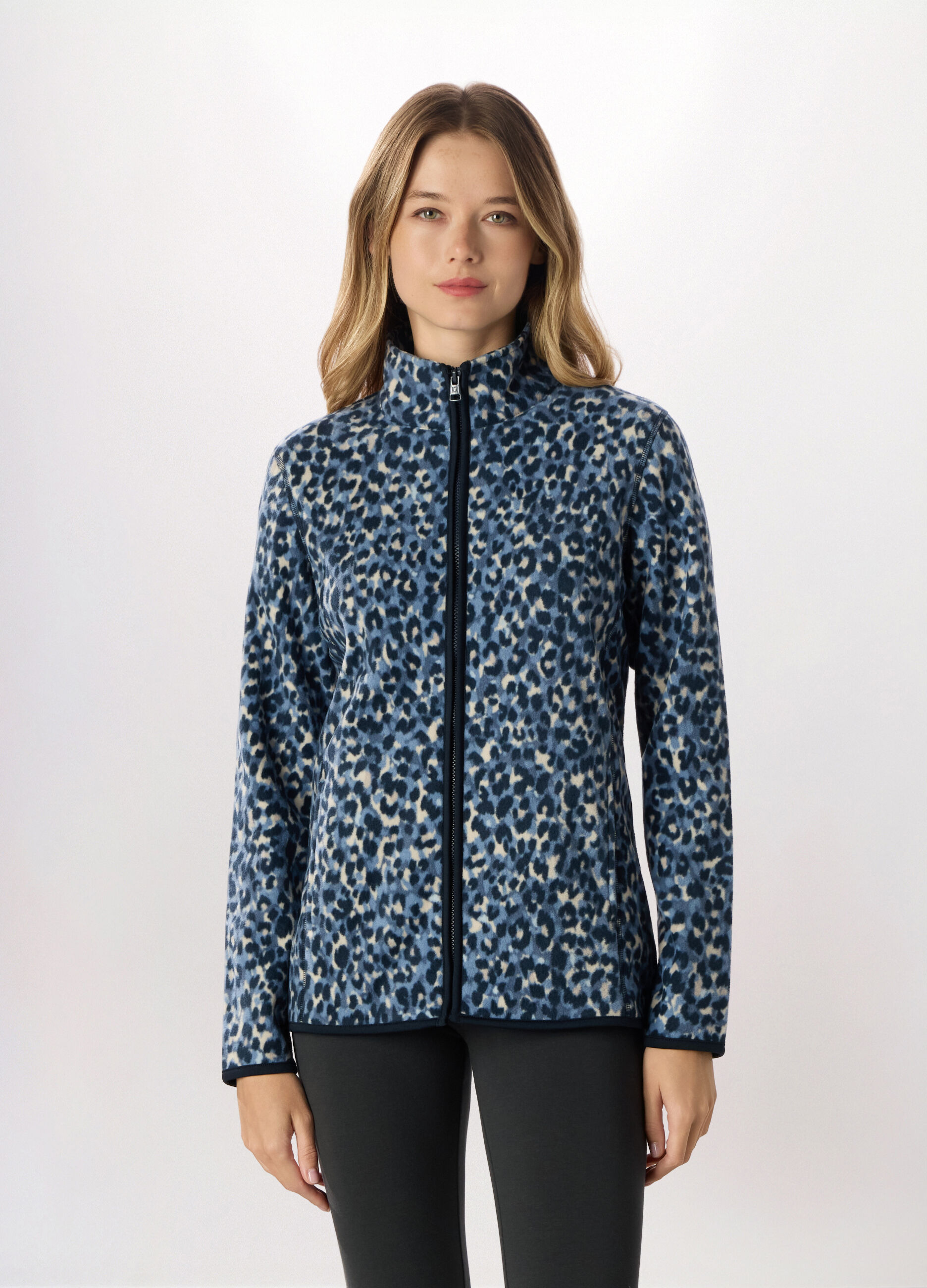 Felpa full zip in pile donna Holistic fitness_0