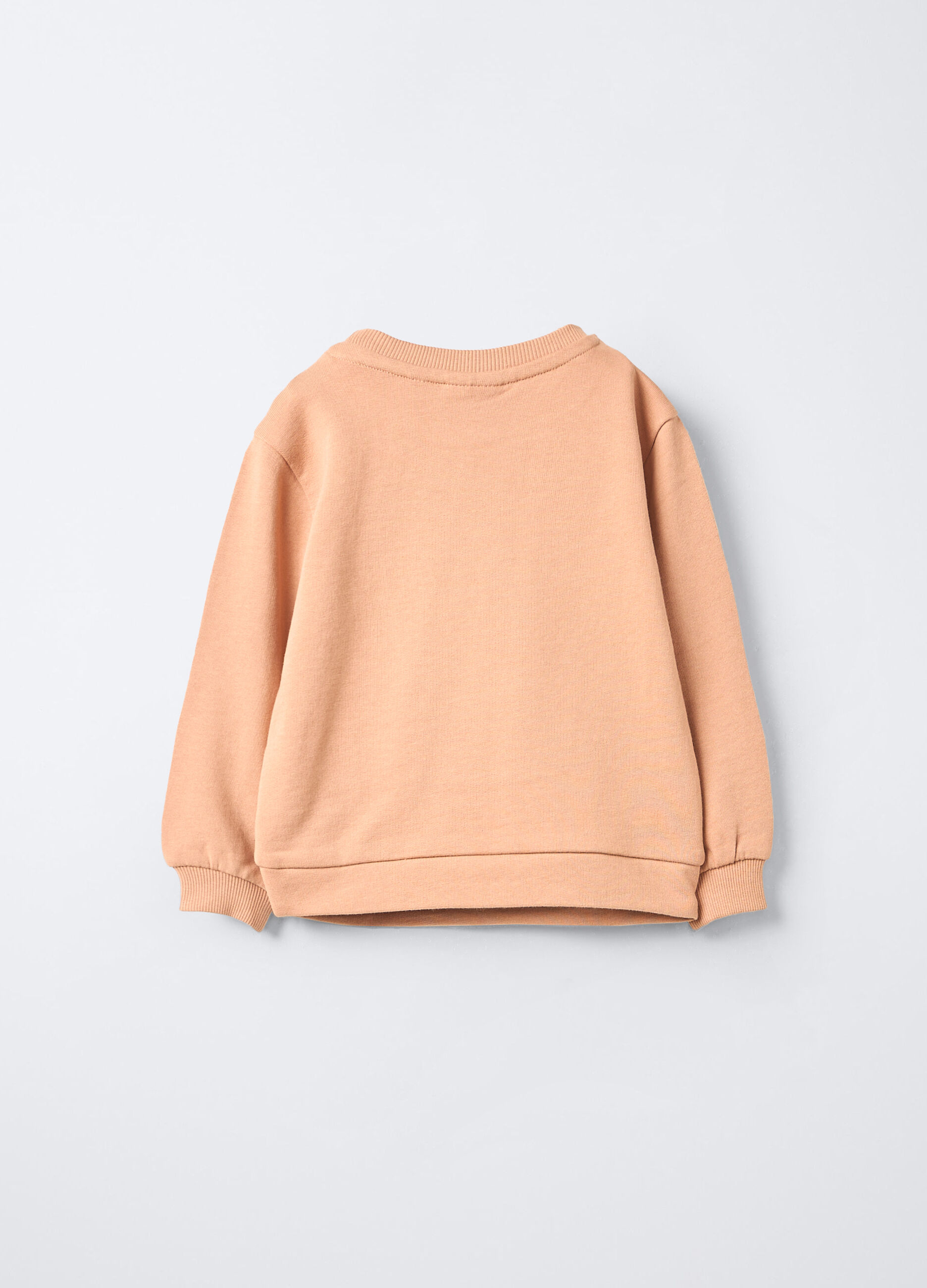 Felpa in puro cotone garzato bimba_1