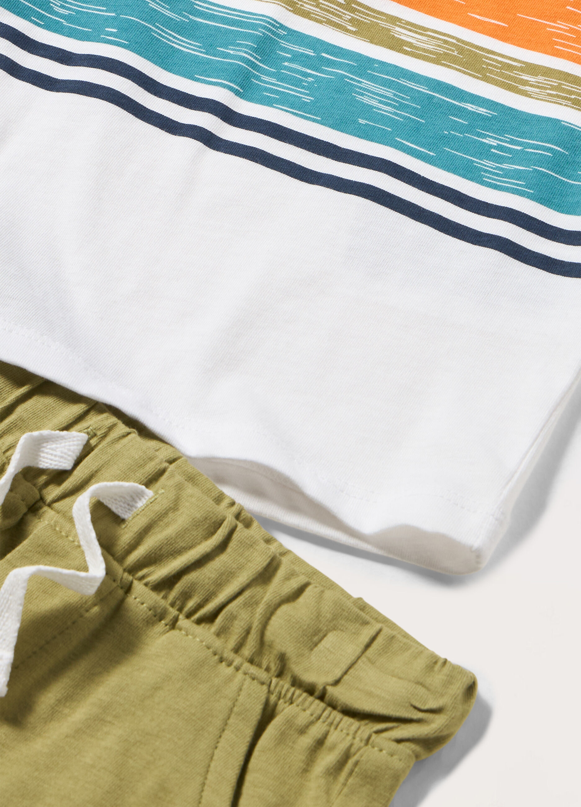 Jogging set in jersey di puro cotone neonato_1