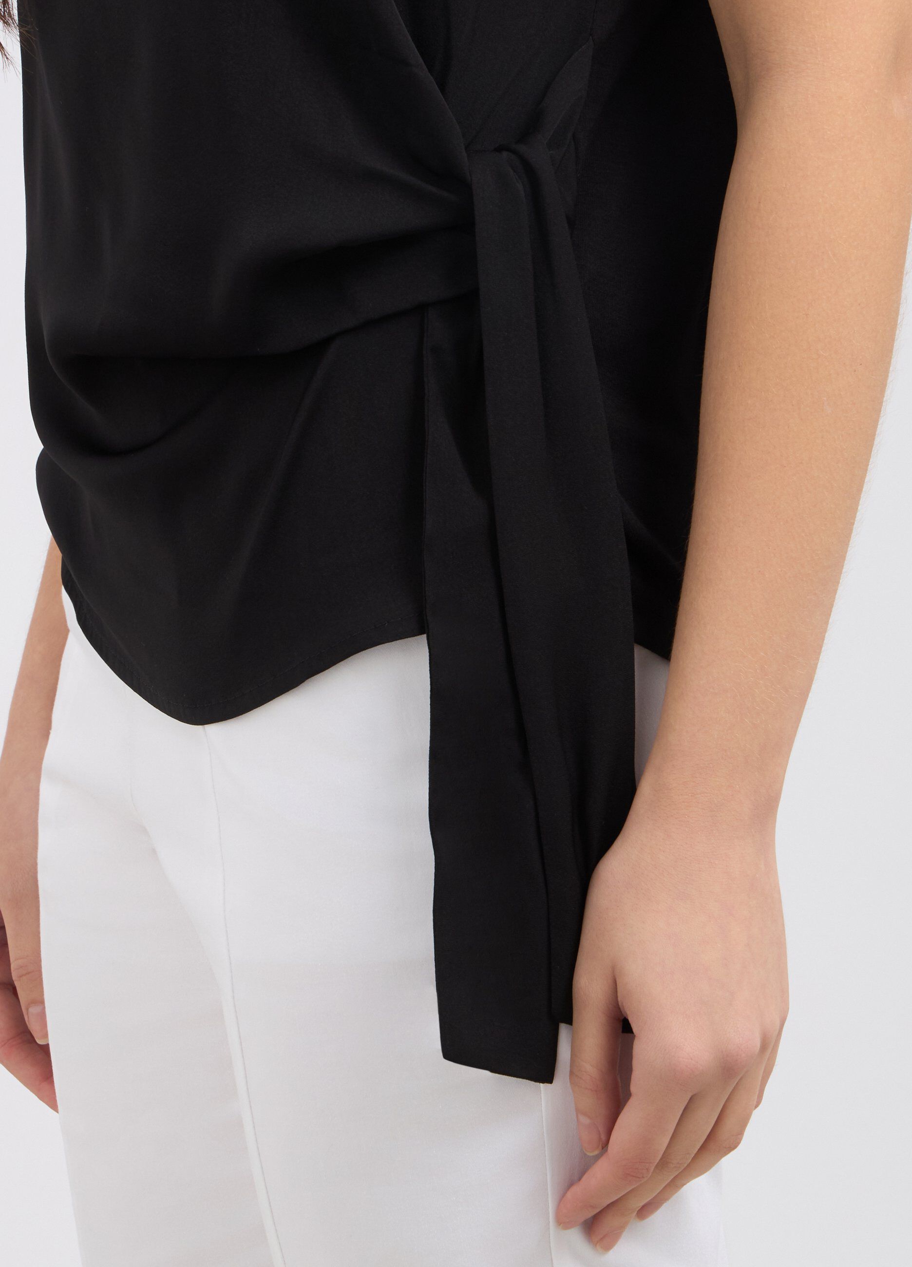 T-shirt in misto viscosa donna_2