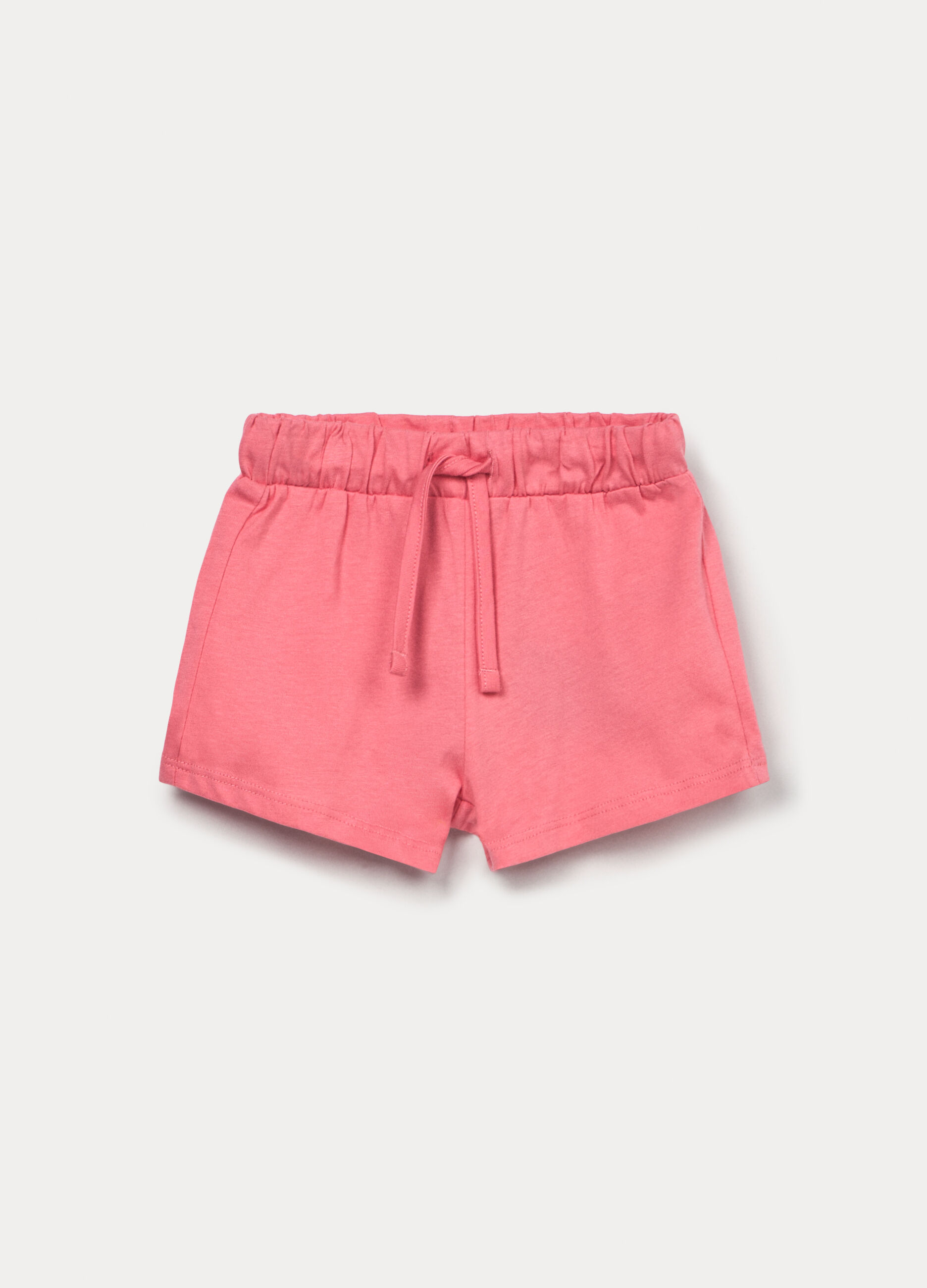 Shorts in jersey di puro cotone bimba_0