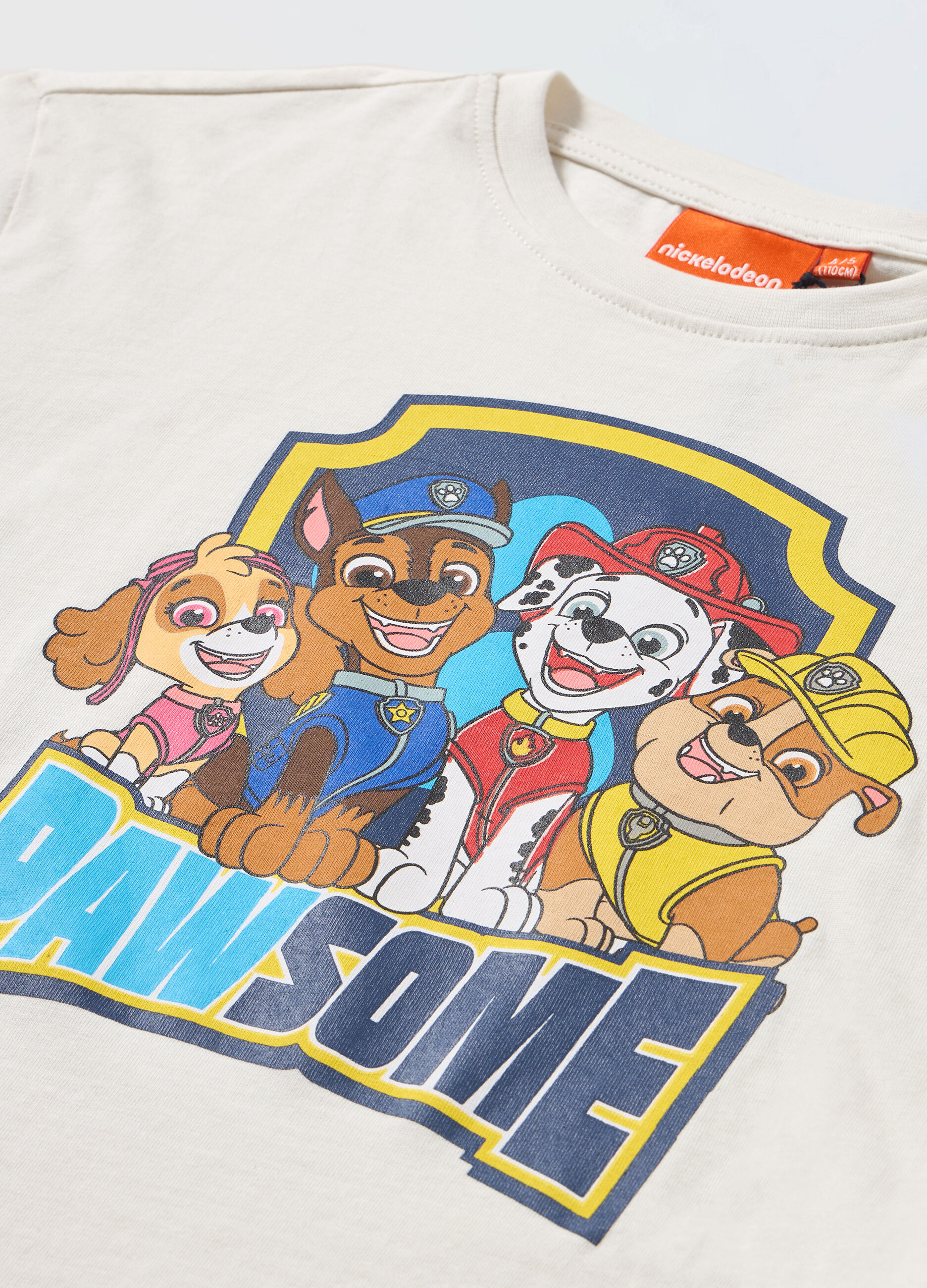 T-shirt Paw Patrol in puro cotone bambino_1