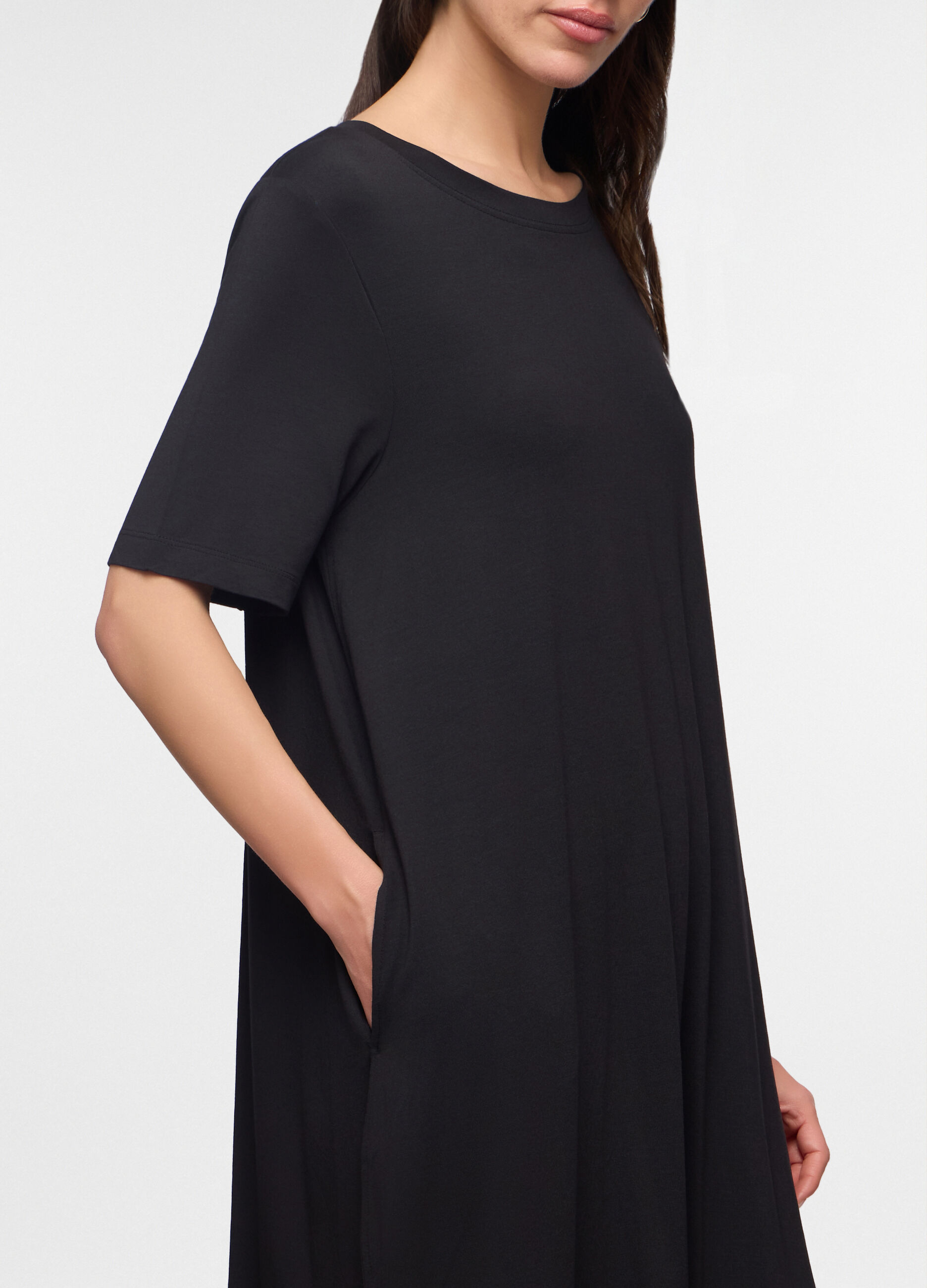 Caftano copricostume stretch donna_2