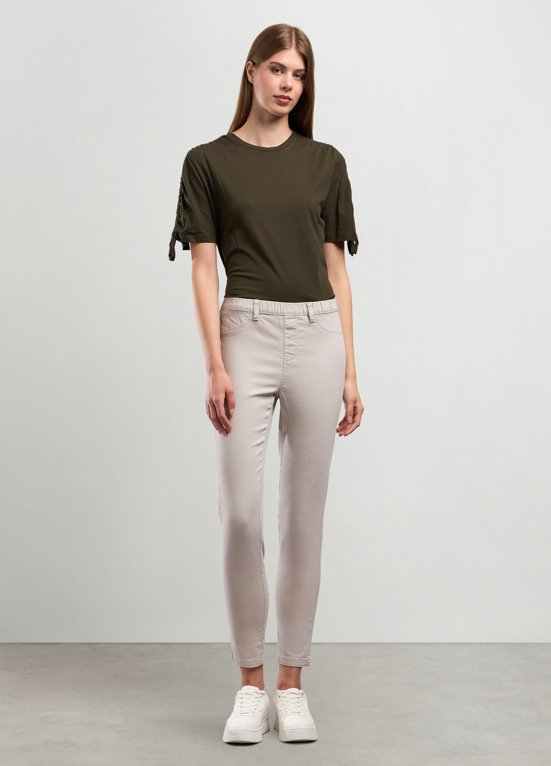 Jeggings in misto cotone stretch donna_0