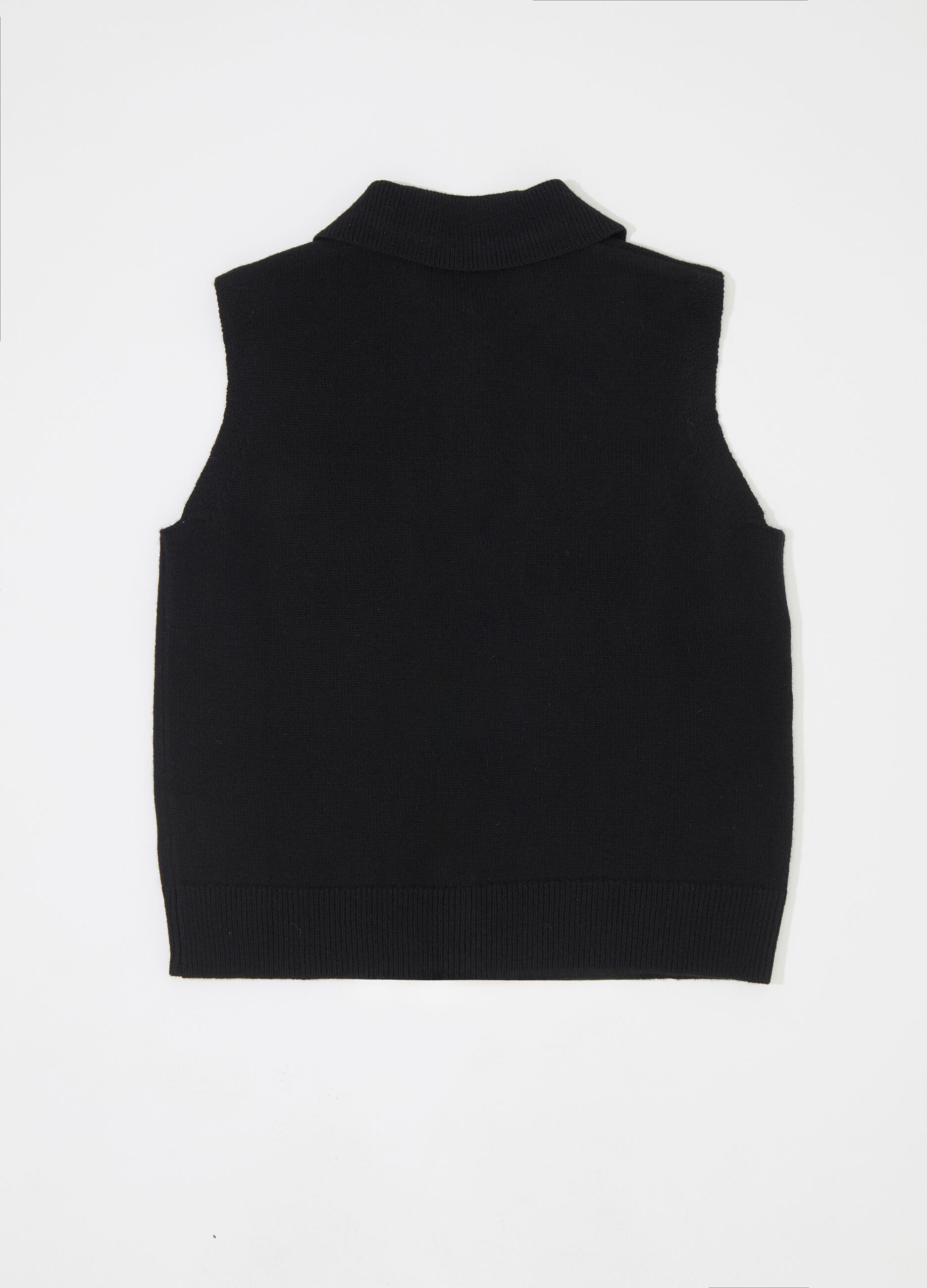 Gilet tricot in pura lana donna_5