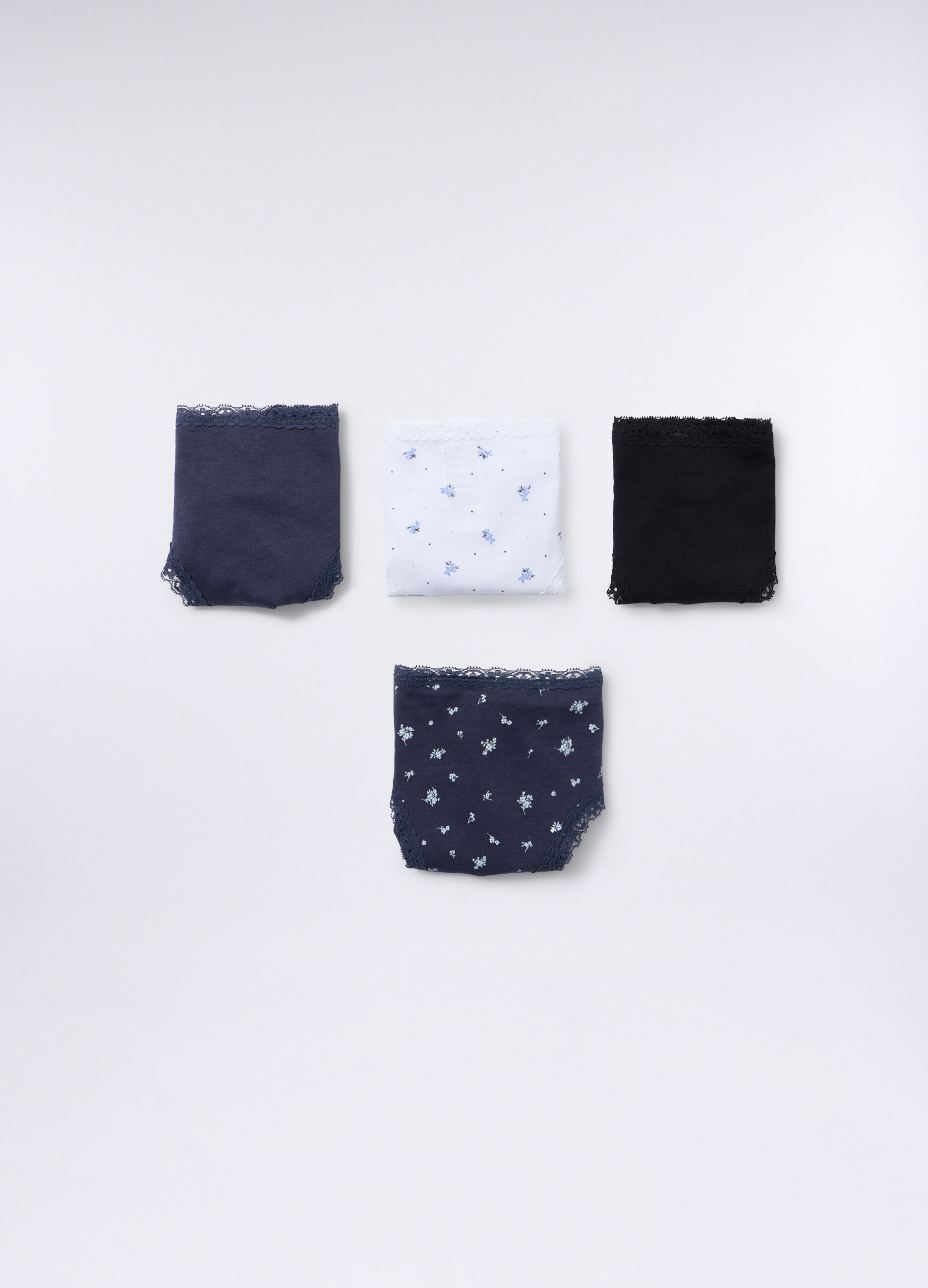 Pack 4 slip in jersey di puro cotone donna_0