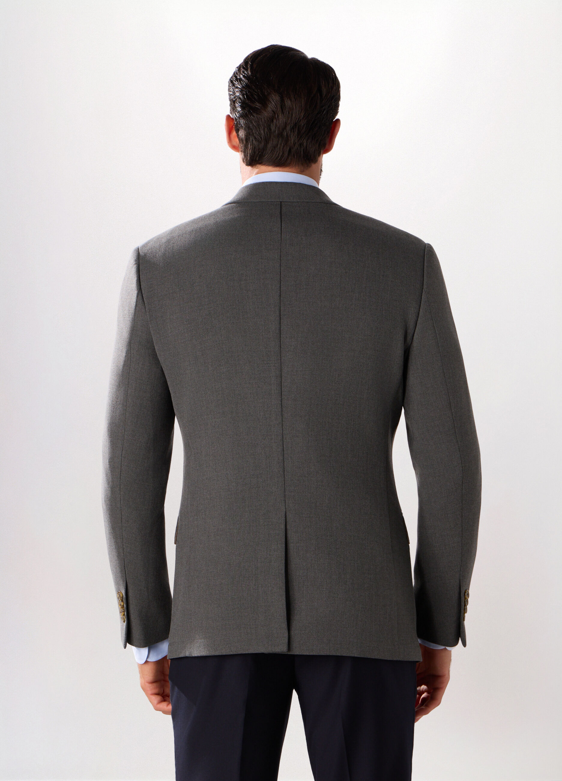 Blazer in tessuto mélange uomo_1