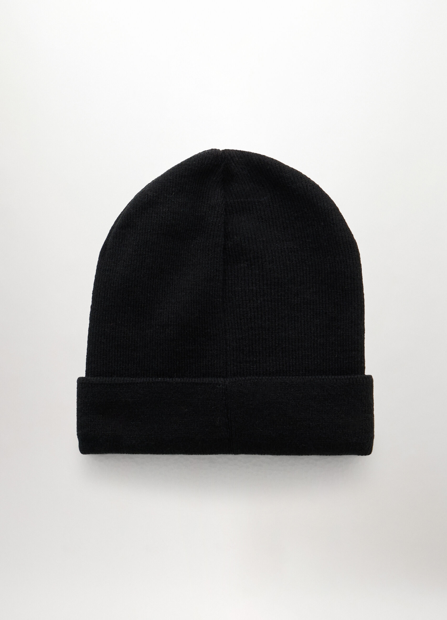 Berretto in maglia con risvolto uomo_1