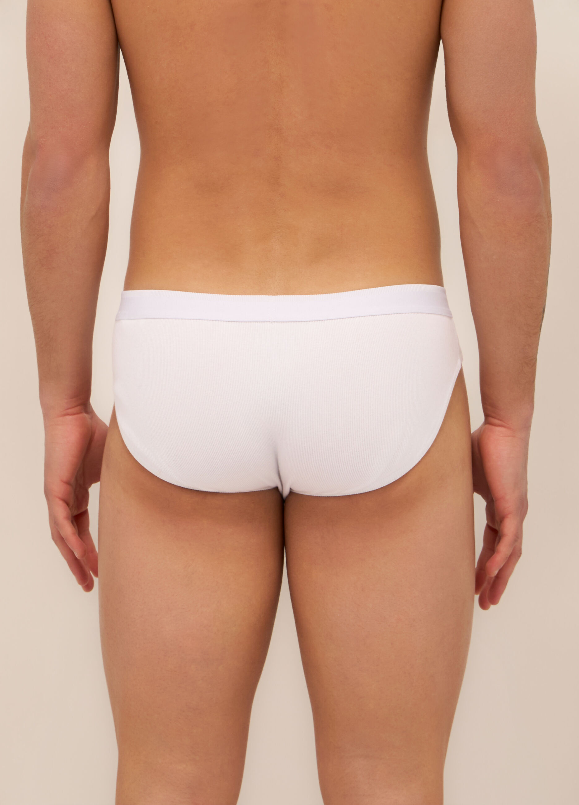 Slip in cotone stretch a costine uomo_1