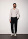 Pantaloni chino in puro lino uomo_0