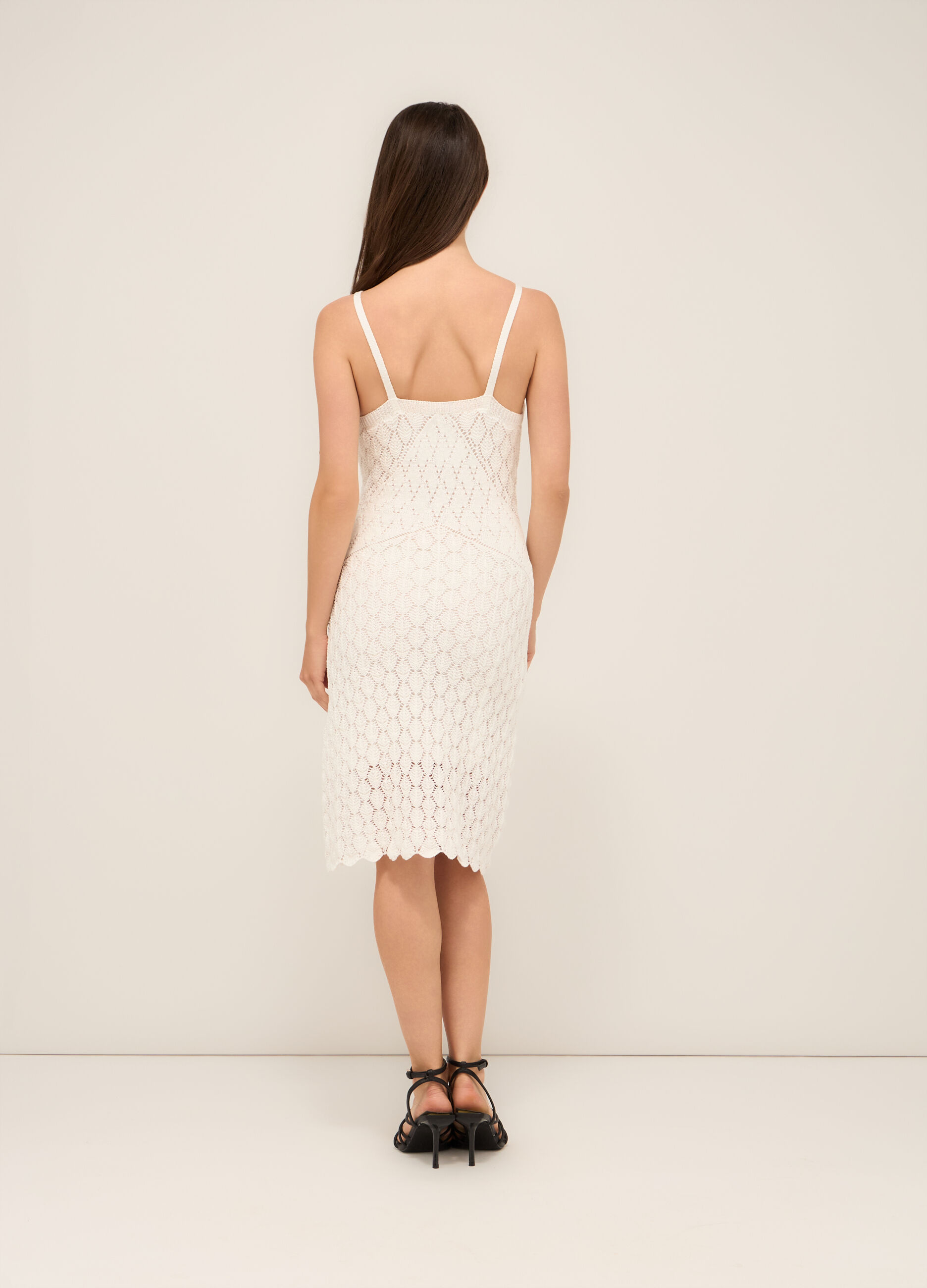 Abito crochet in misto cotone donna_1