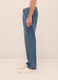 Jeans 5 tasche baggy fit in denim di cotone uomo_2