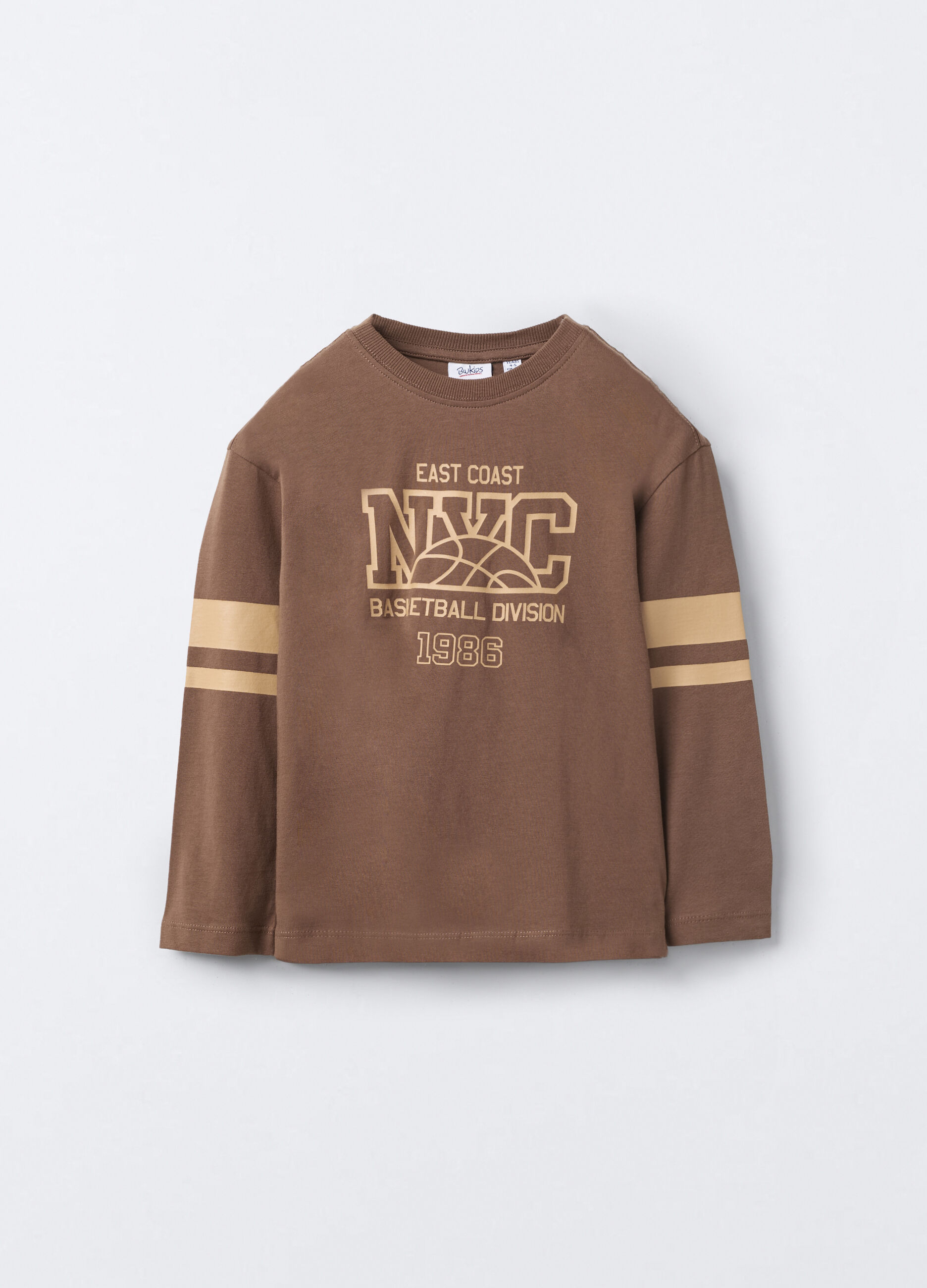 T-shirt in jersey di puro cotone bambino_0