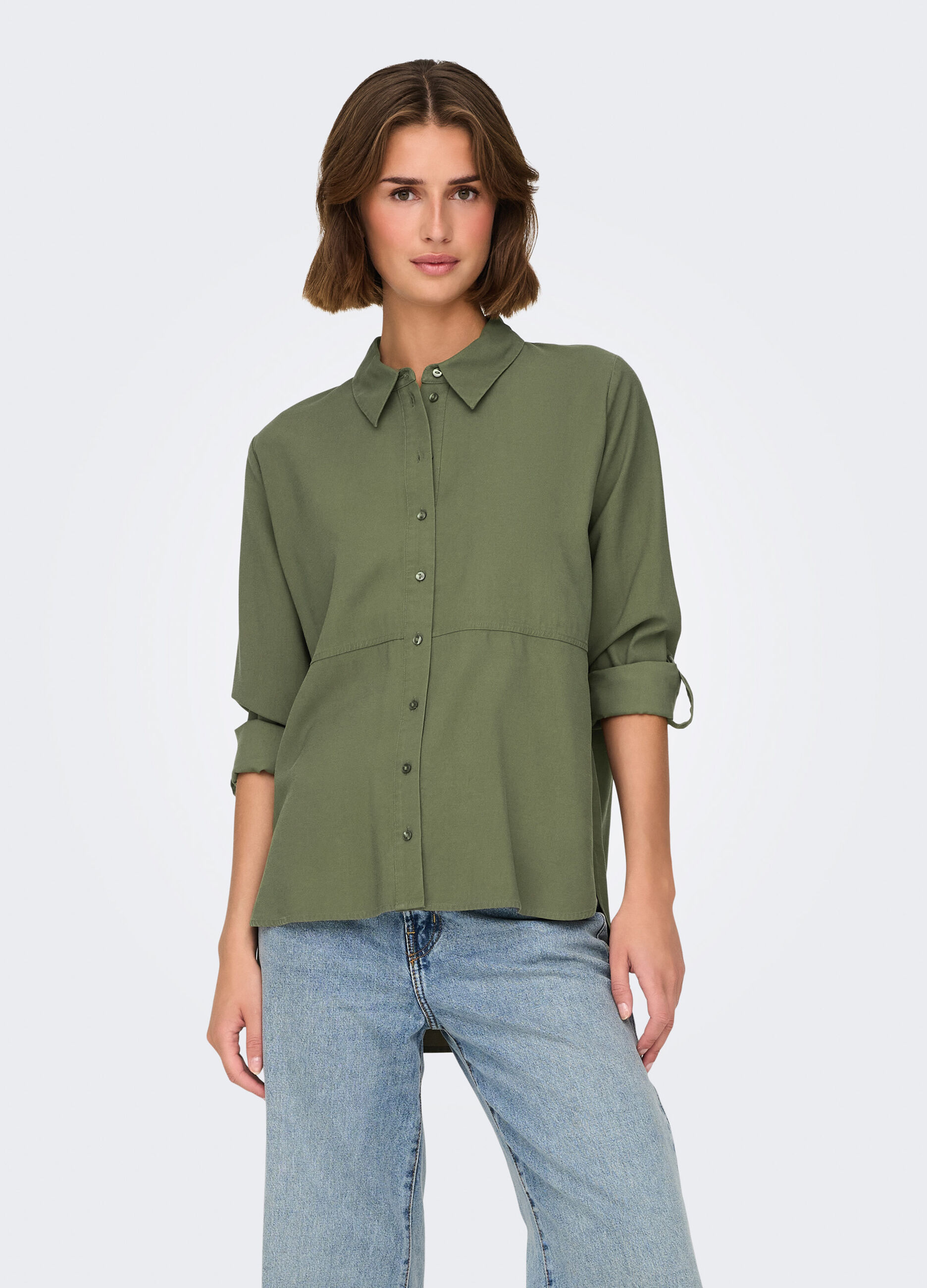 Camicia con risvolto donna_2