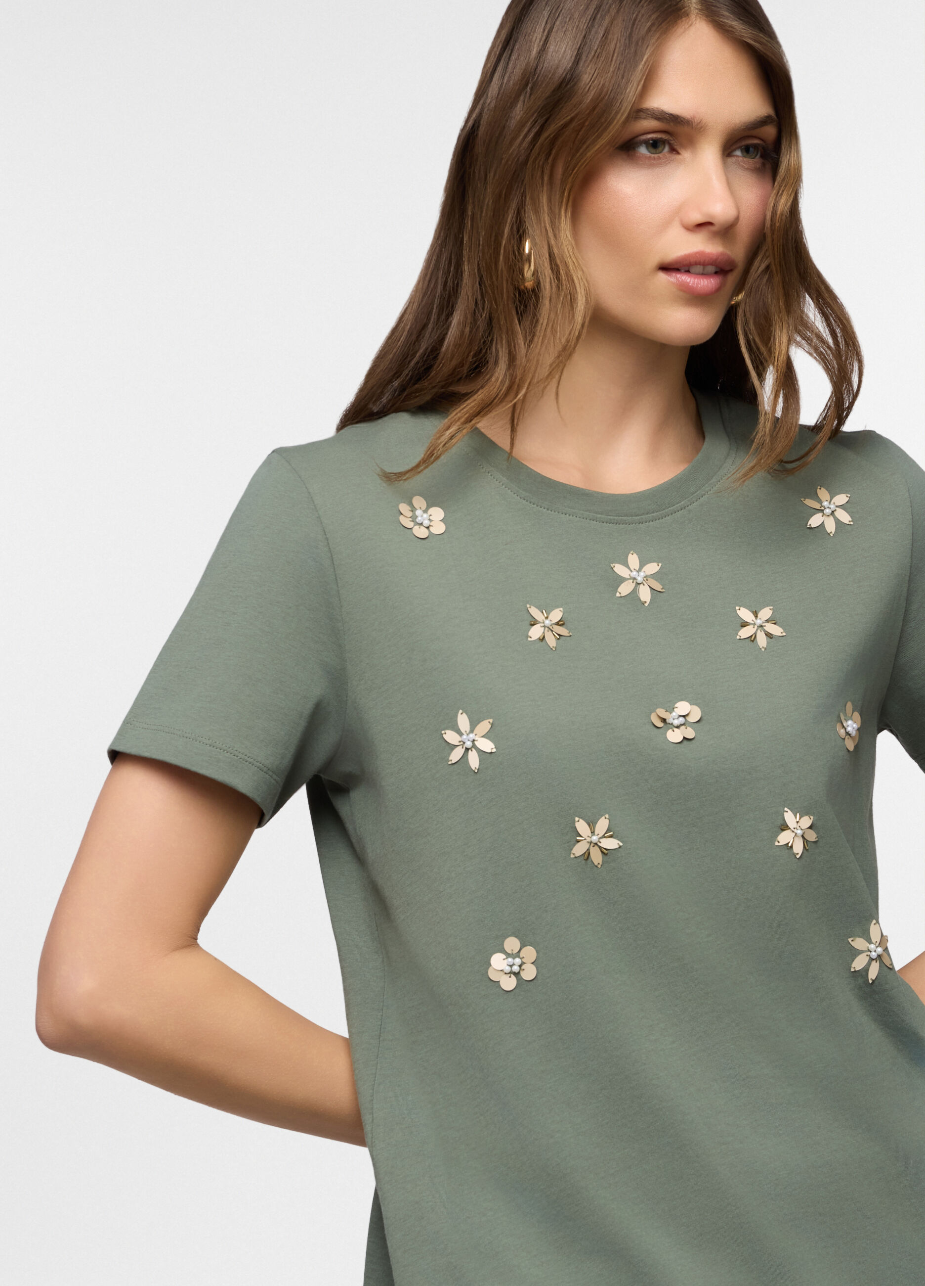 T-shirt girocollo donna_2