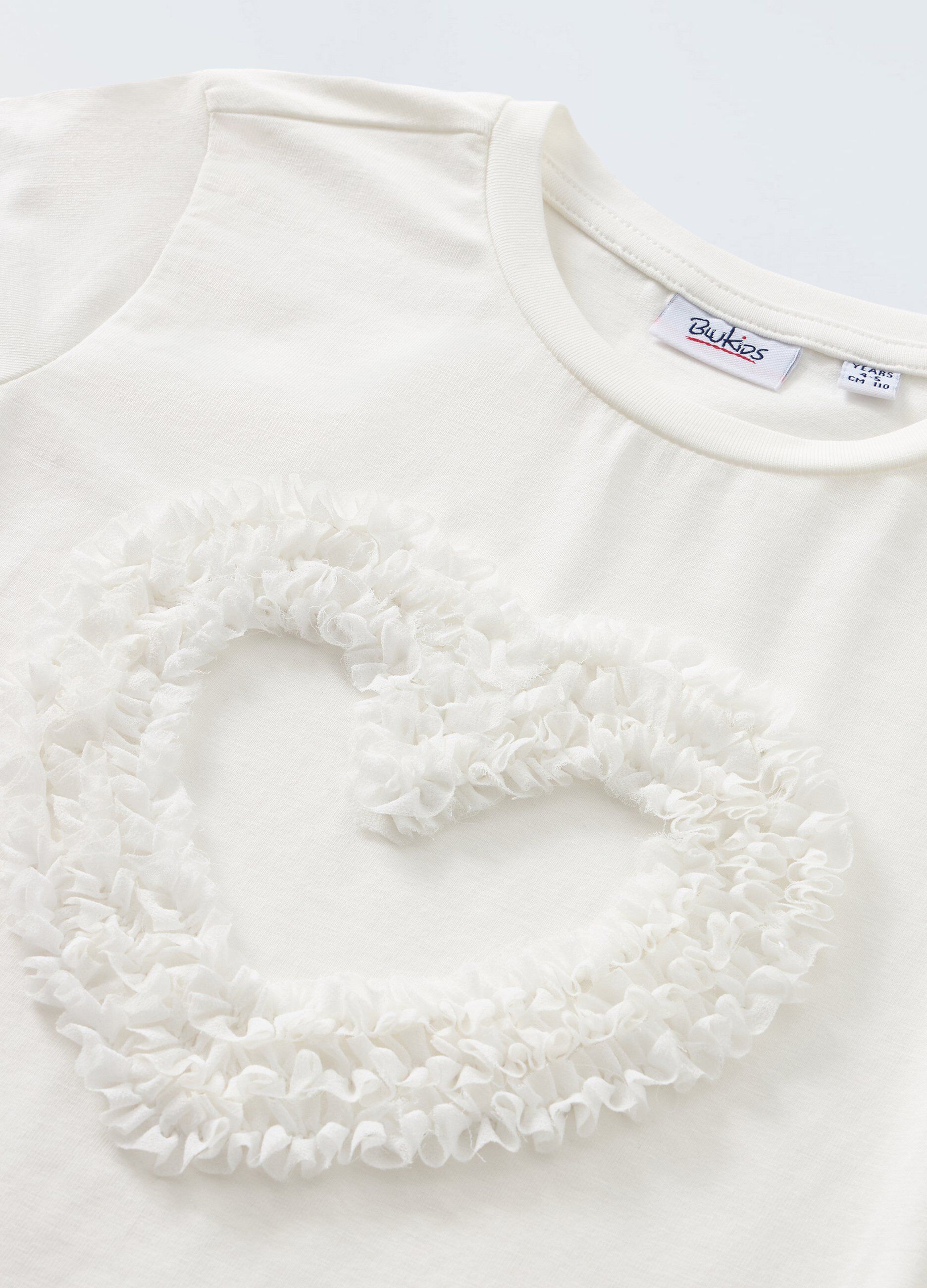 T-shirt in cotone stretch bambina