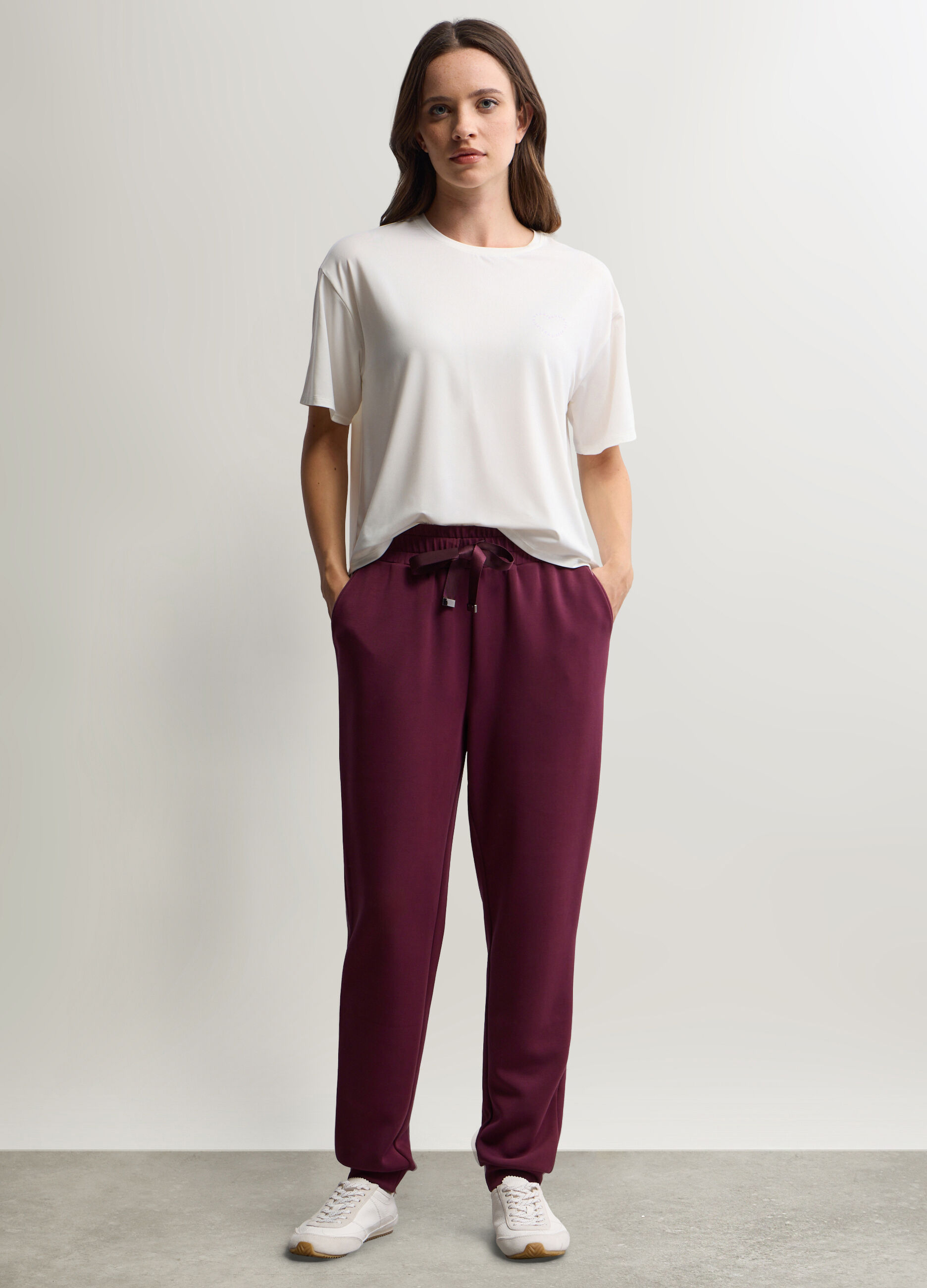 Jogger misto modal stretch donna_0