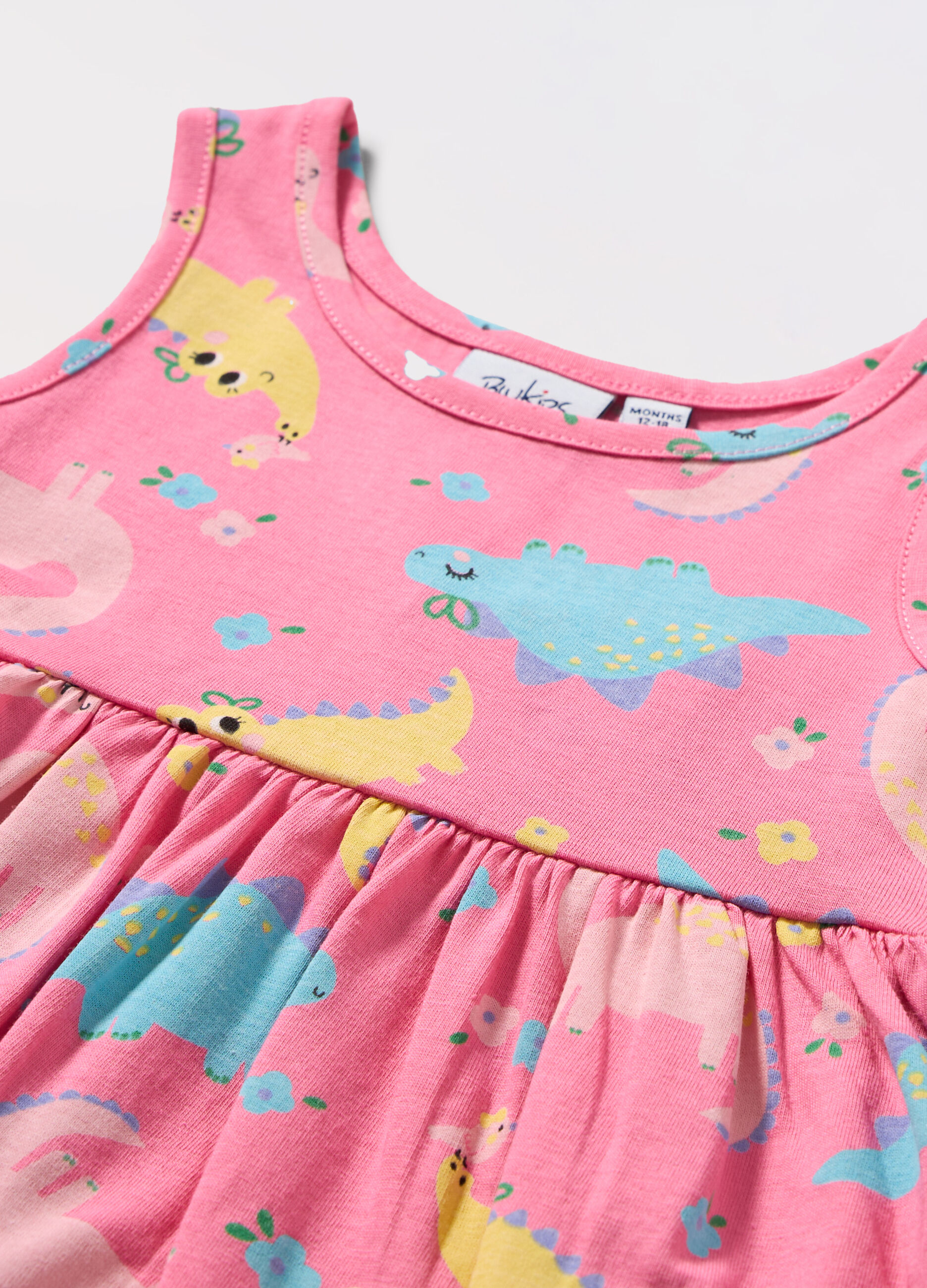 Vestito in jersey di puro cotone neonata_1