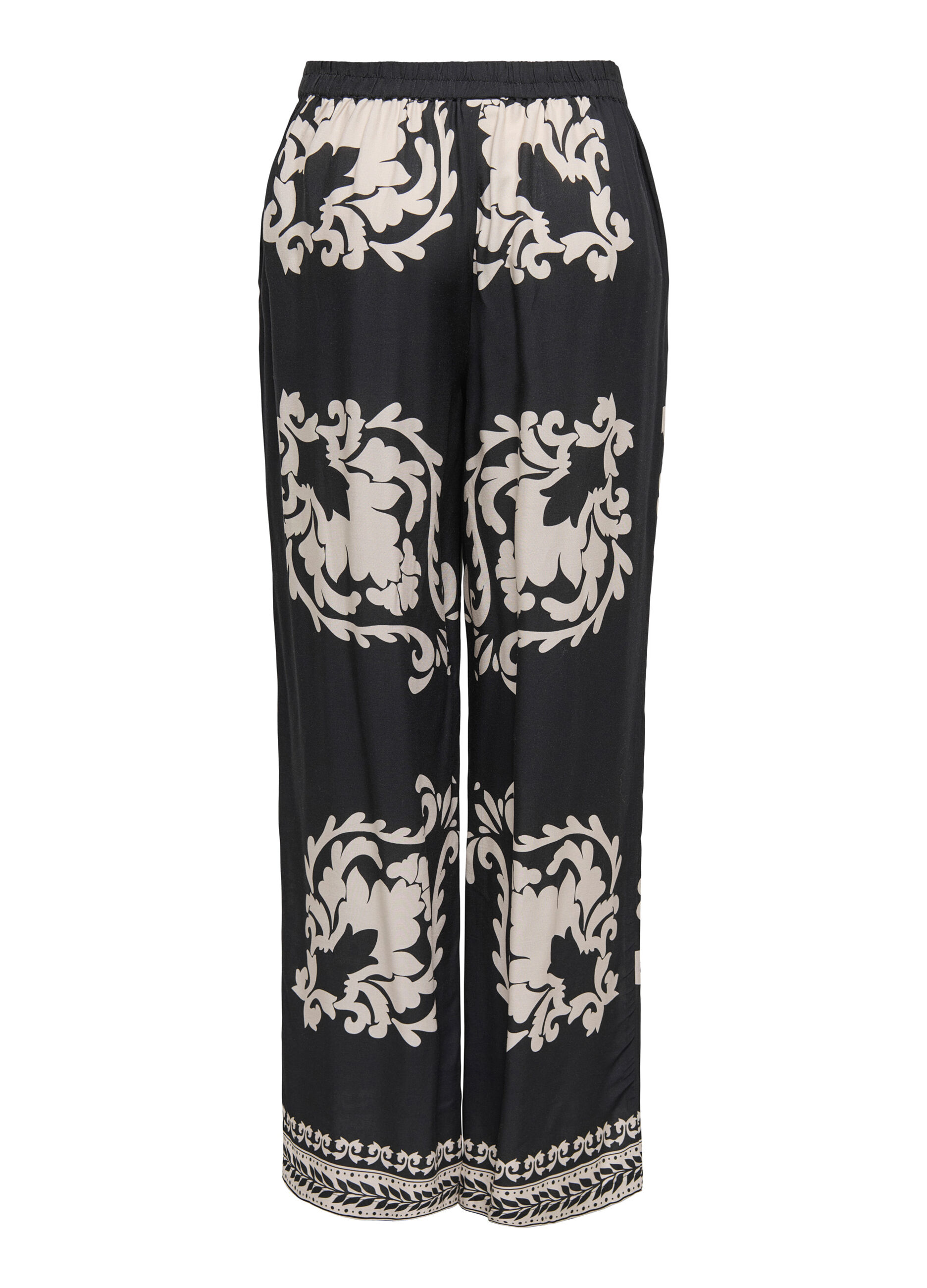 Pantaloni con stampa donna_1