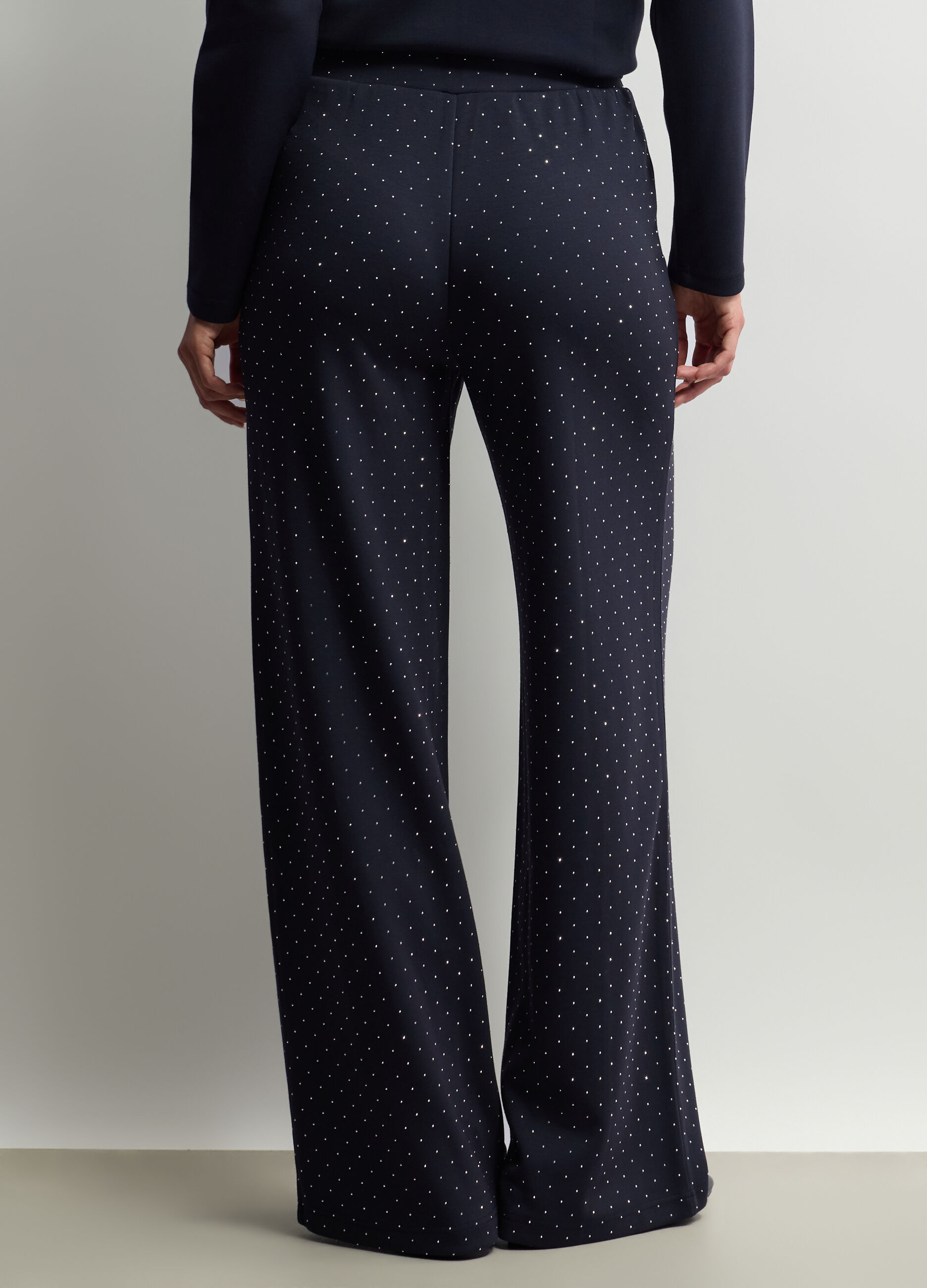 Pantaloni Wide Leg misto modal stretch donna_2