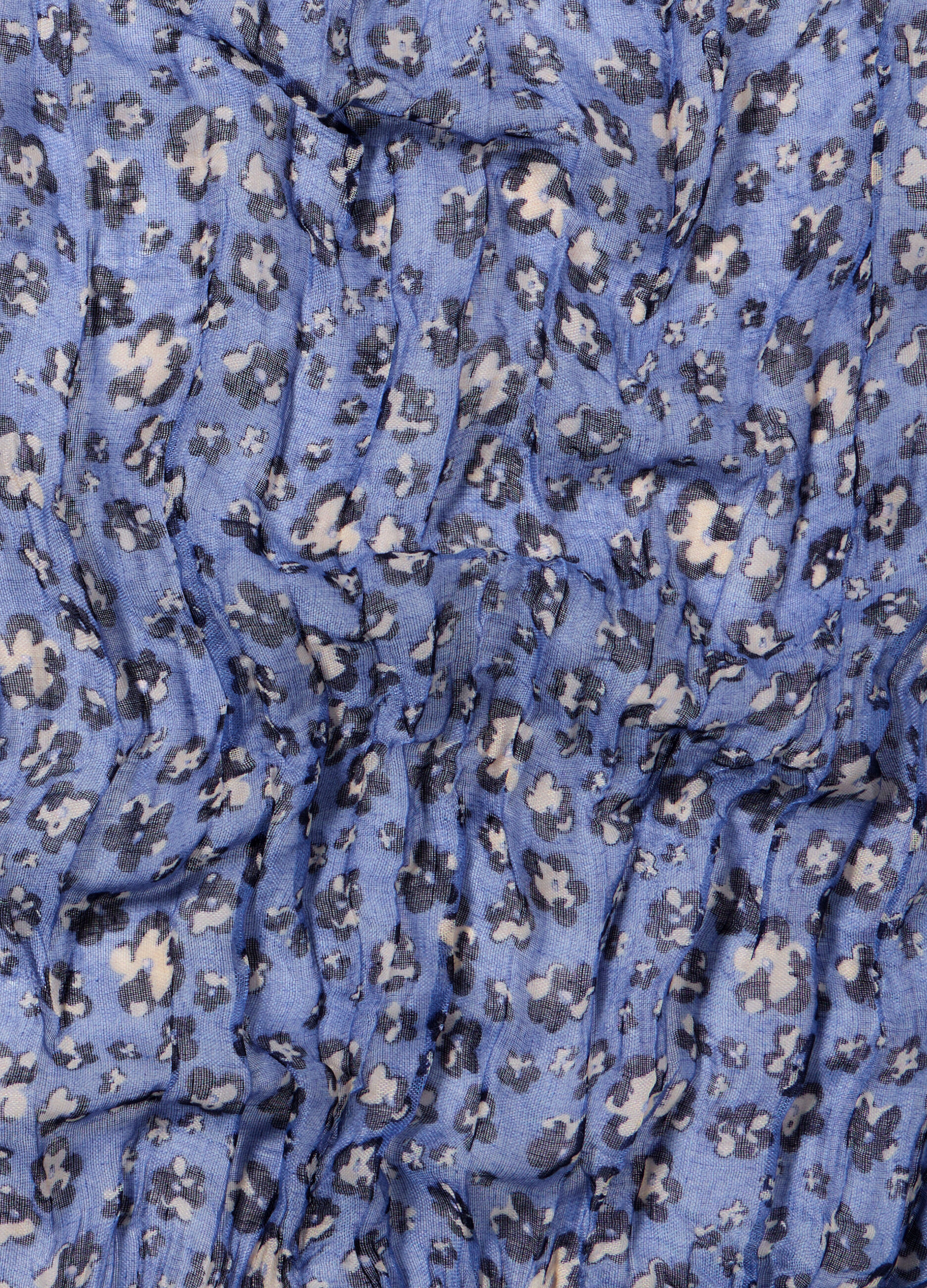 Sciarpa crinkle floreale donna_1
