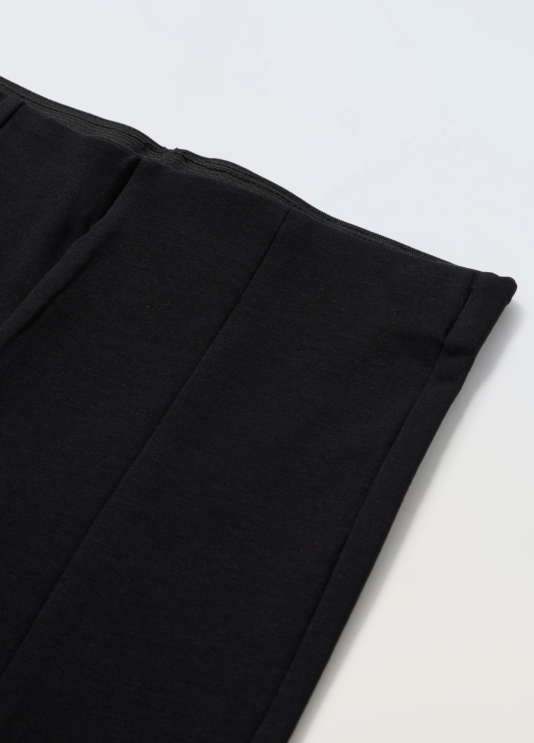 Leggings flare fit in french terry stretch ragazza_1