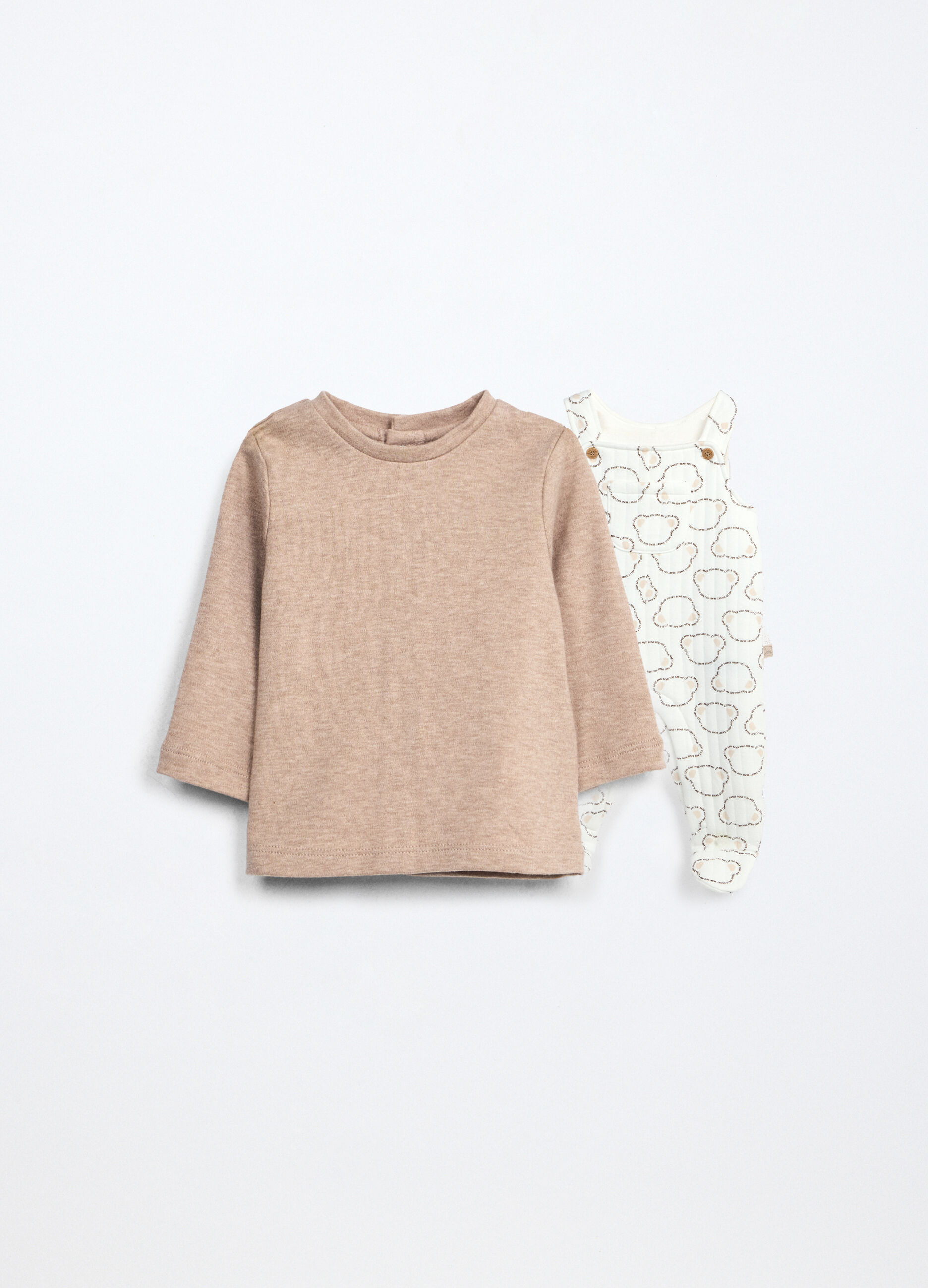 Set salopette + t-shirt neonato_0