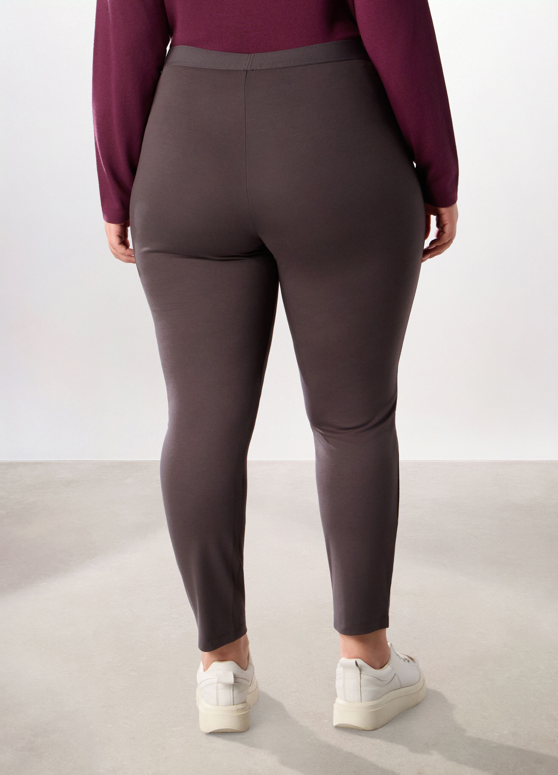 Leggings in misto viscosa donna curvy_1