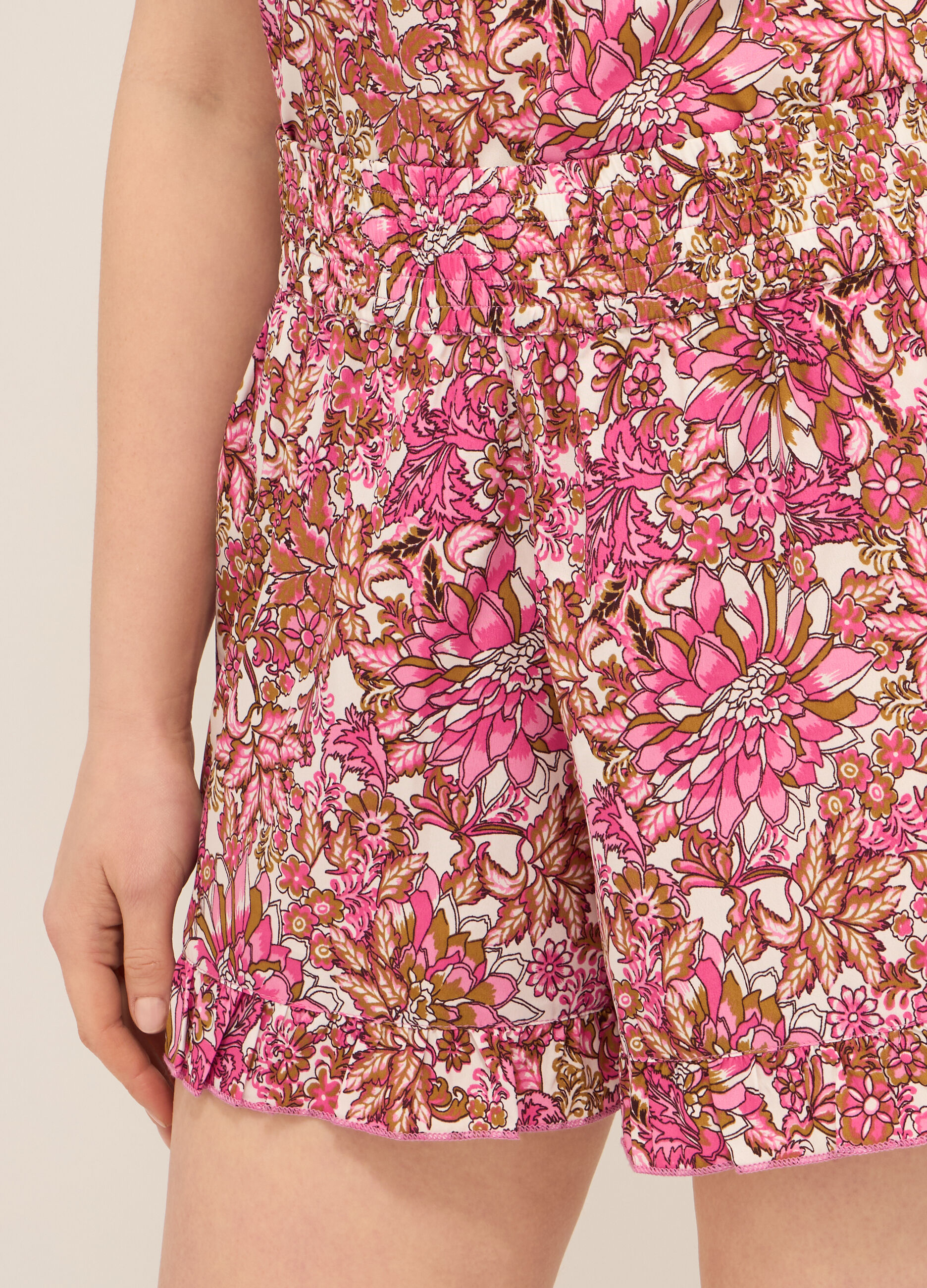 Shorts in american crepe donna_2