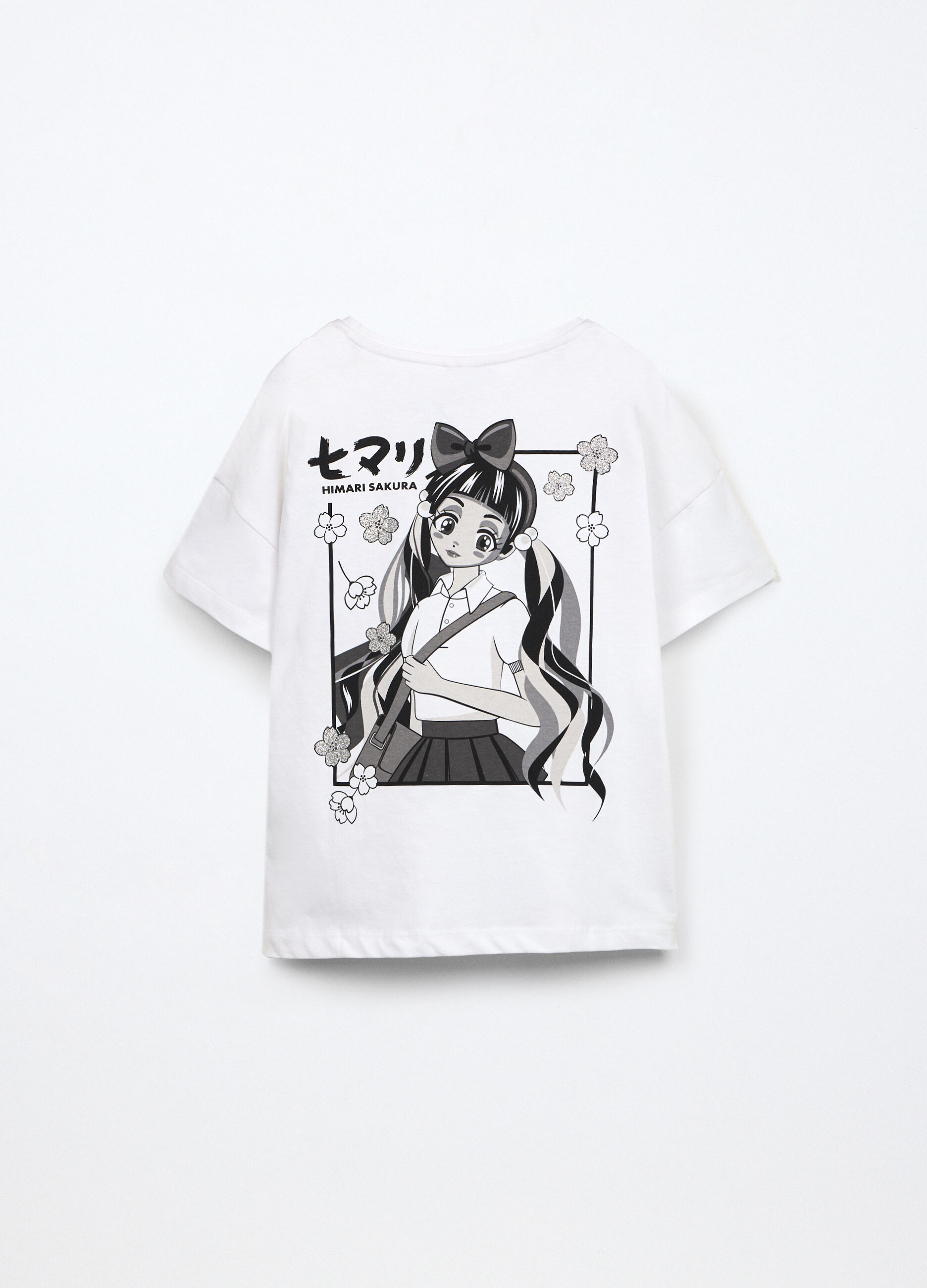 T-shirt in jersey di puro cotone ragazza_1