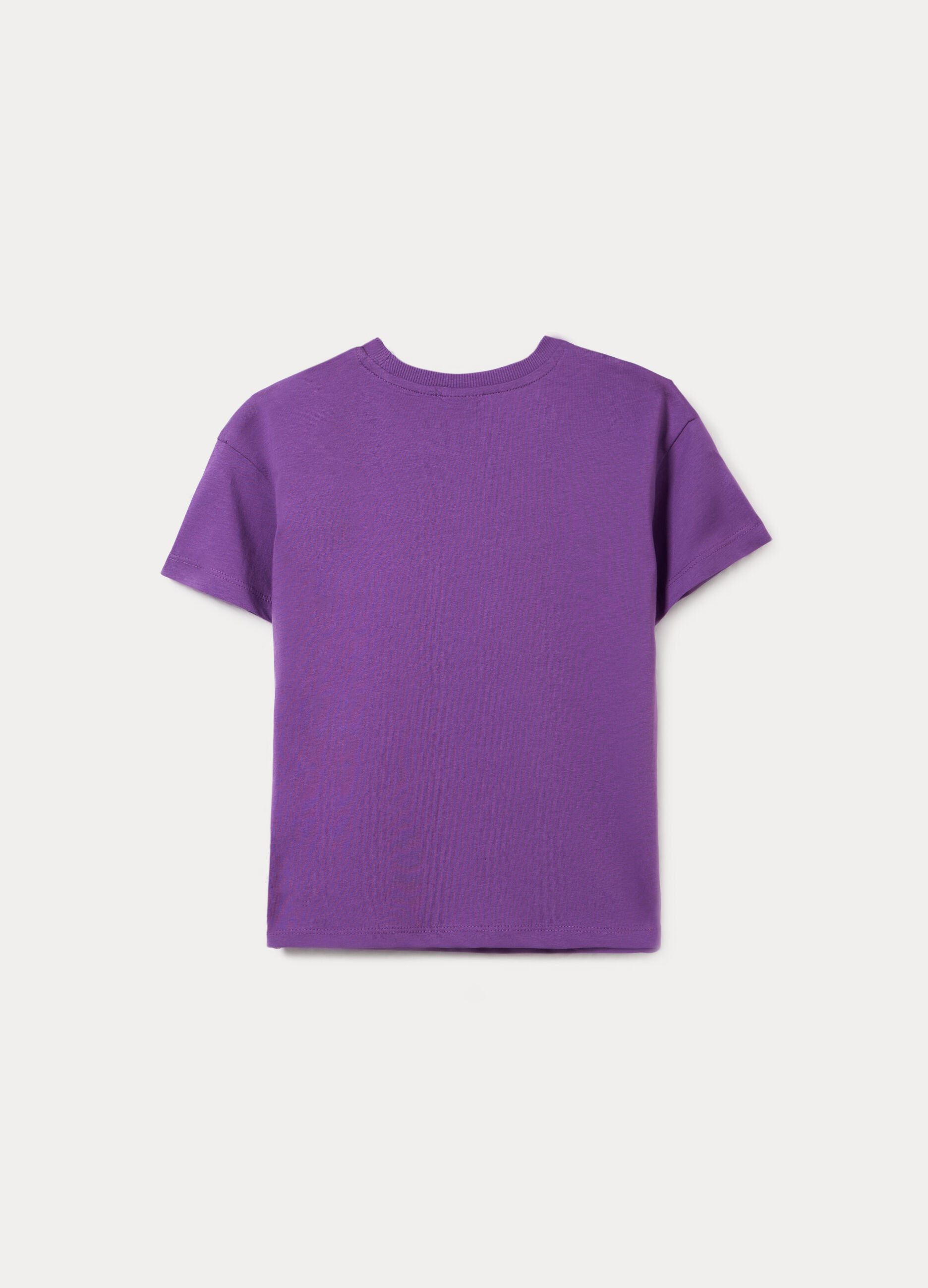 T-shirt girocollo in jersey di puro cotone bambino_1