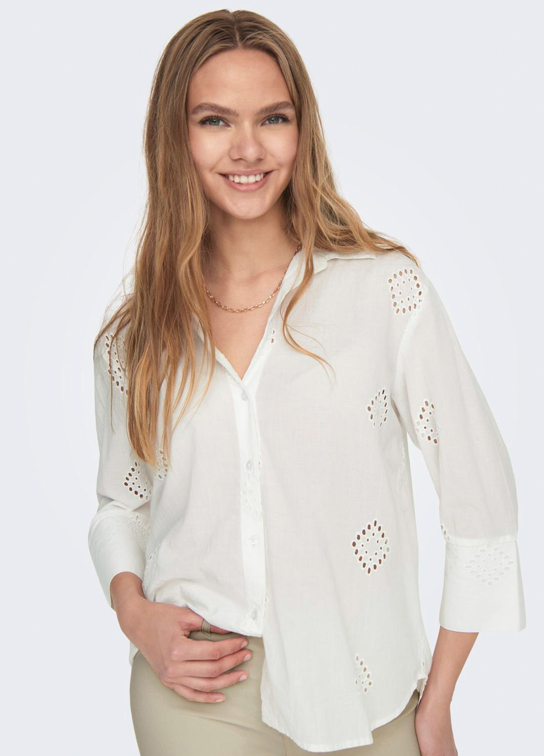Camicia in puro cotone donna_3