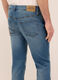 Jeans 5 tasche slim fit in denim di cotone stretch uomo_3