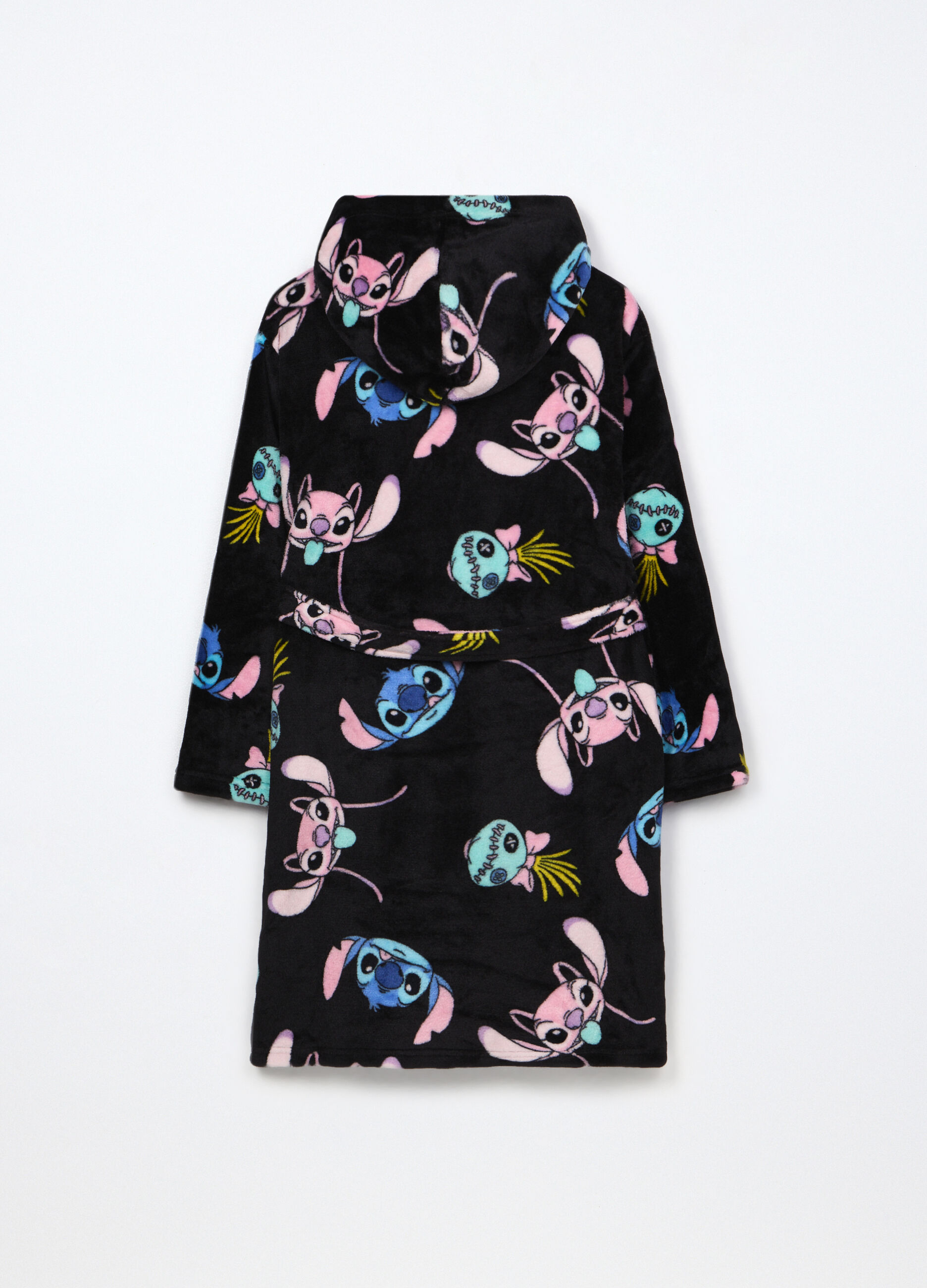 Vestaglia in coral fleece con cappuccio ragazza_1