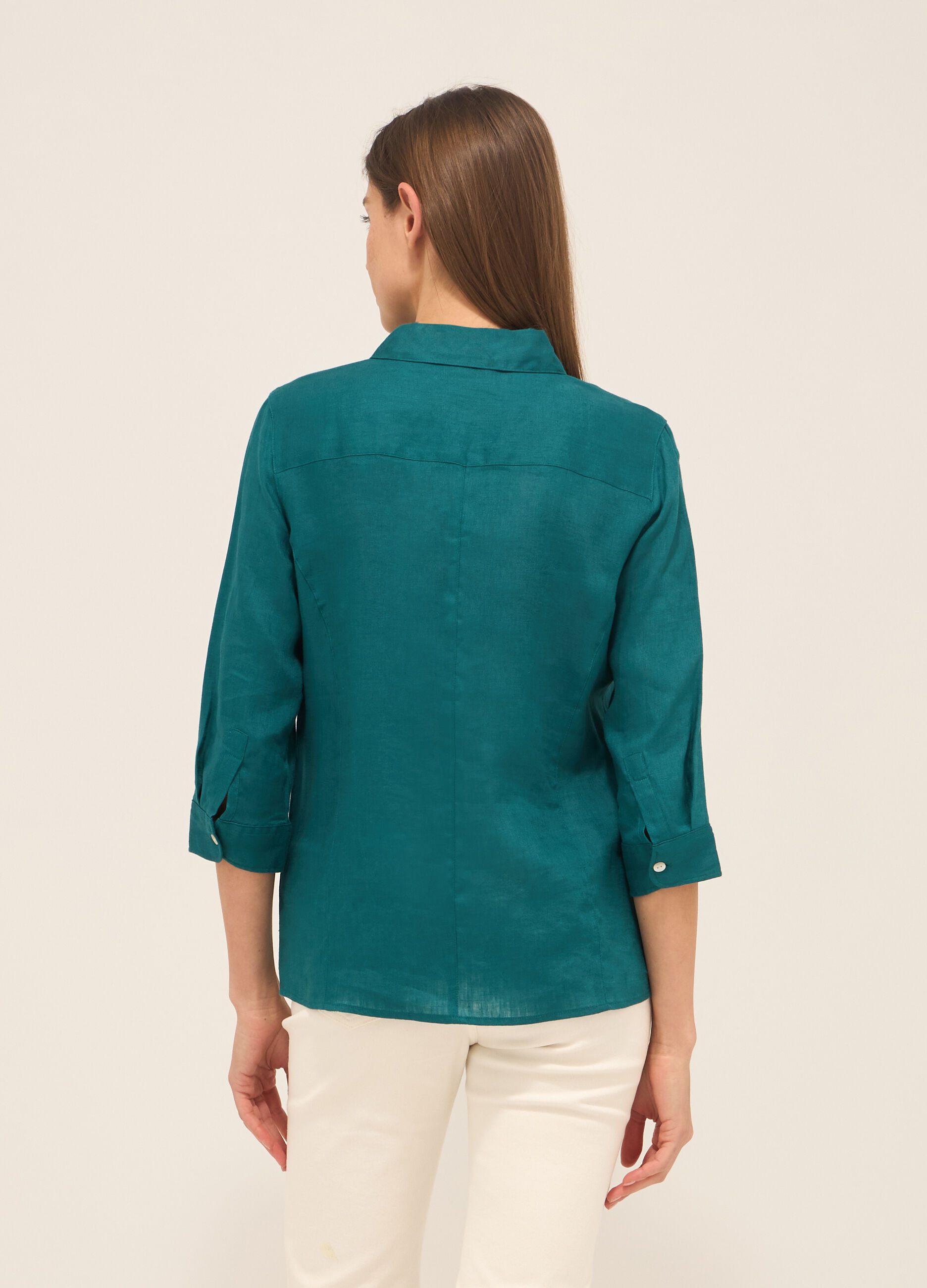 Camicia in puro lino donna_1