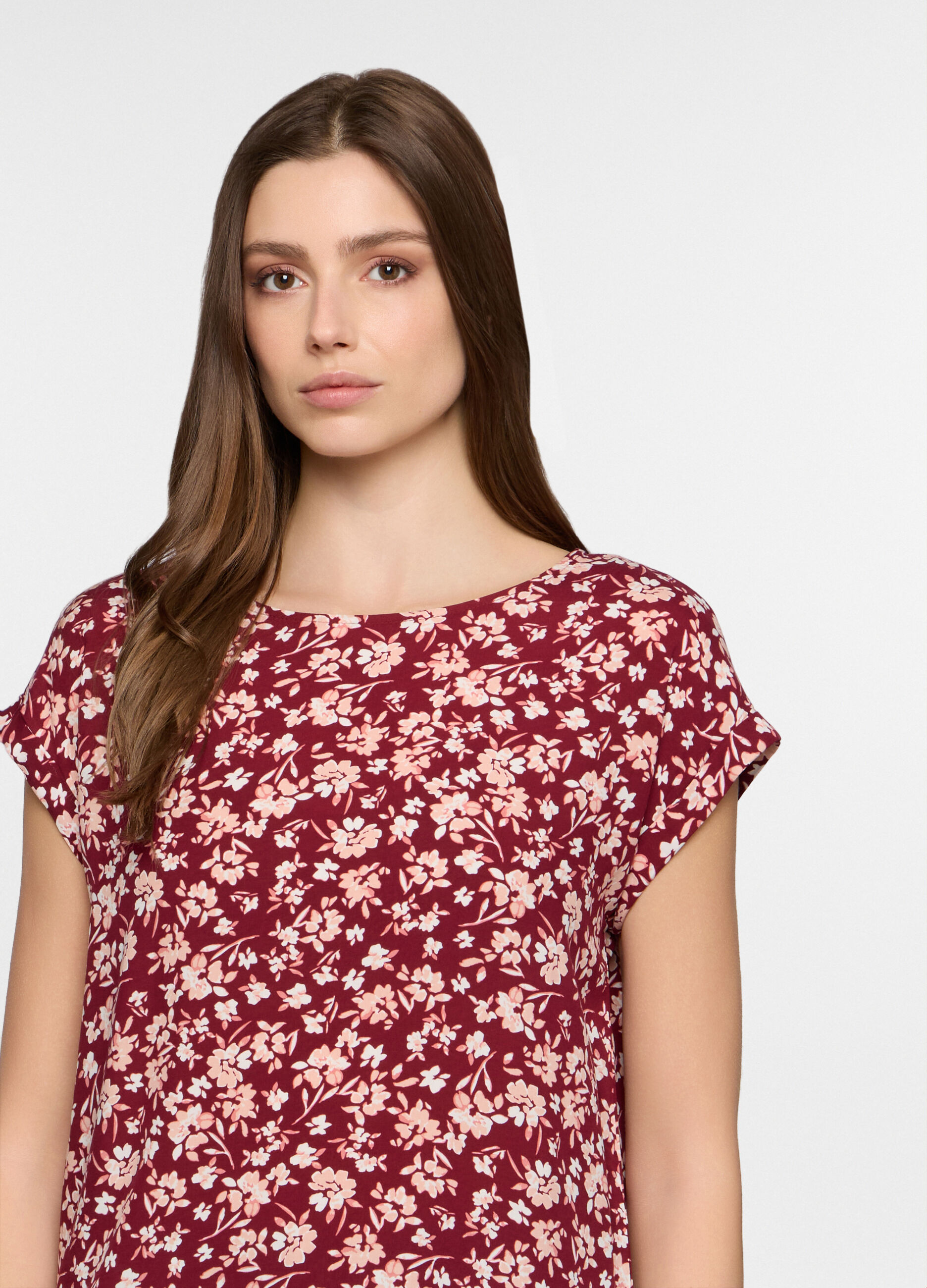 T-shirt girocollo donna _2