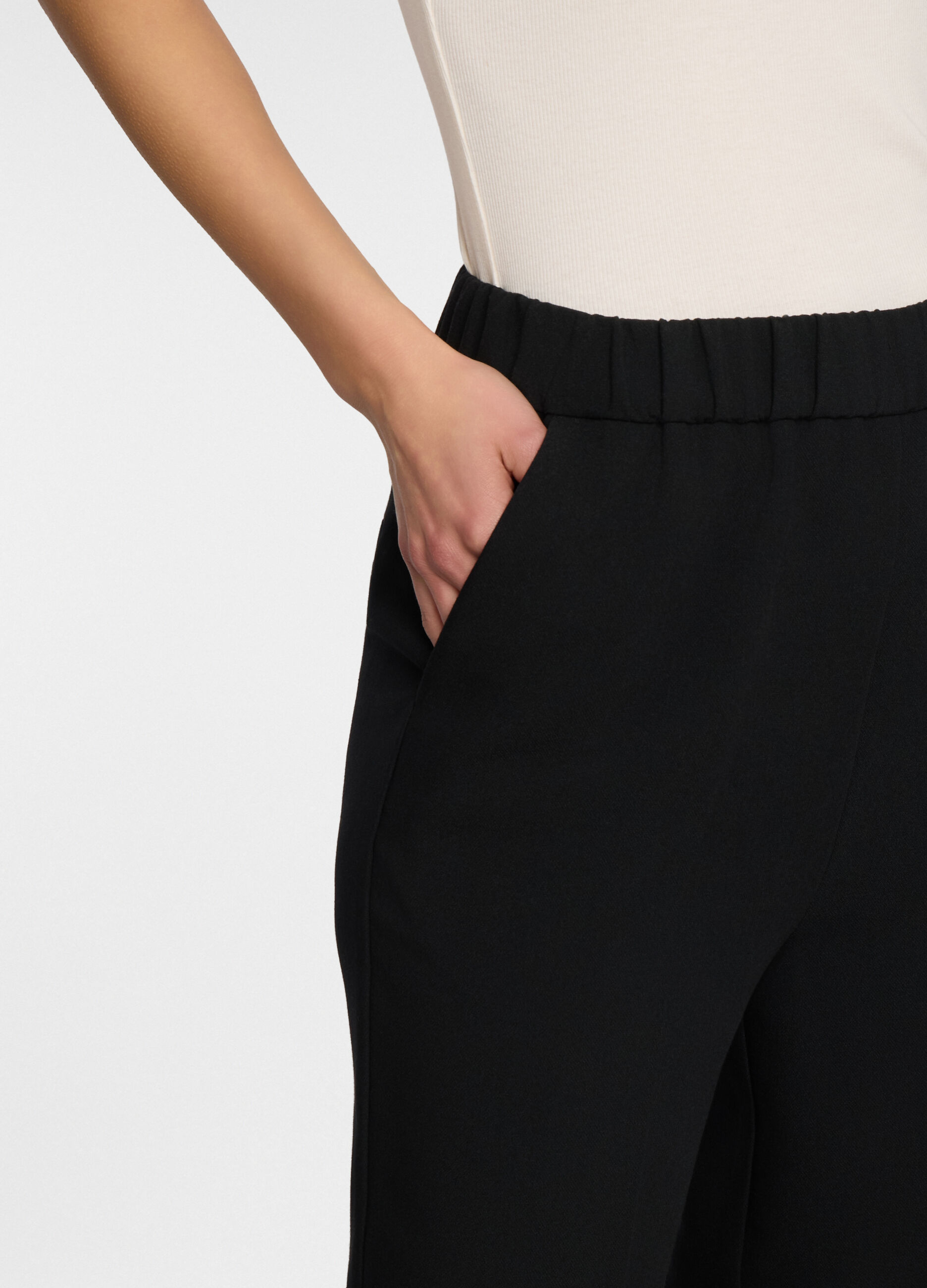 Pantaloni comfort fit stretch donna_2