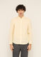Camicia colletto coreano in puro lino uomo_0