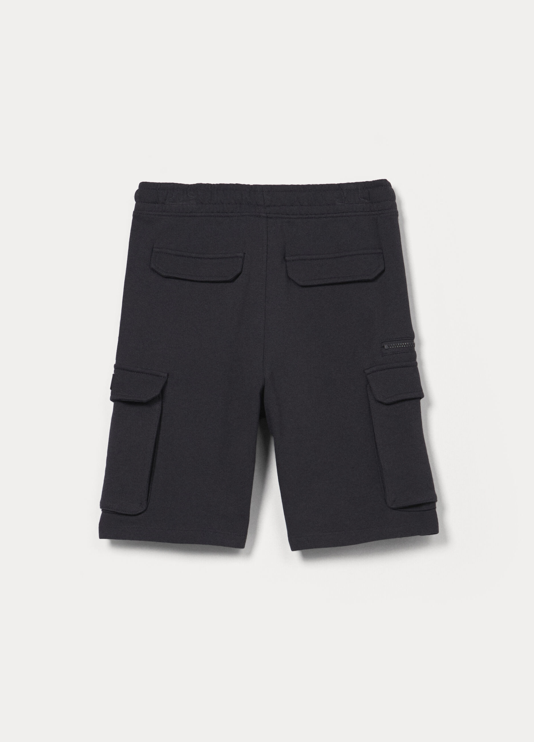 Shorts in french terry di puro cotone ragazzo_1