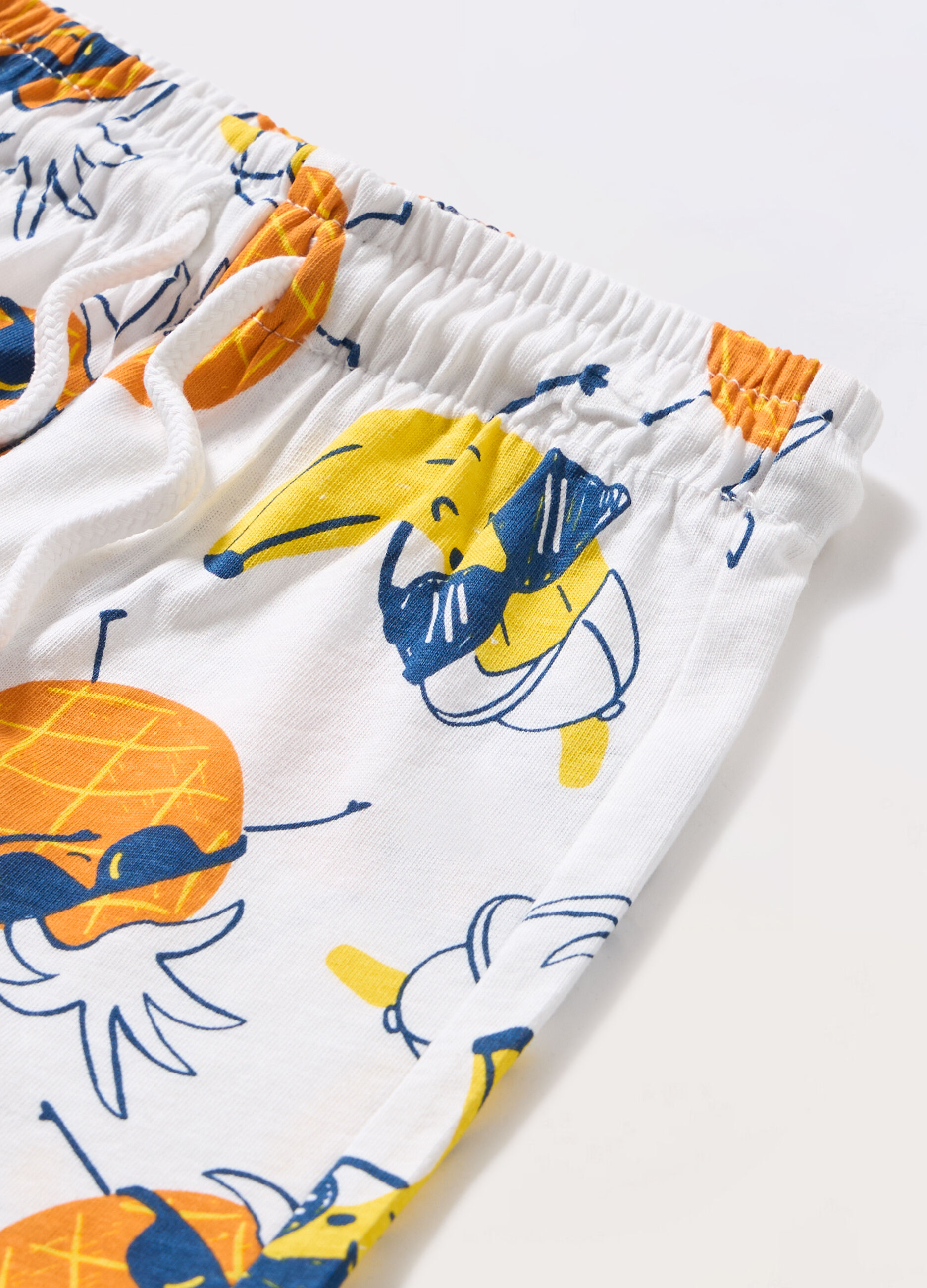 Shorts in jersey di puro cotone neonato