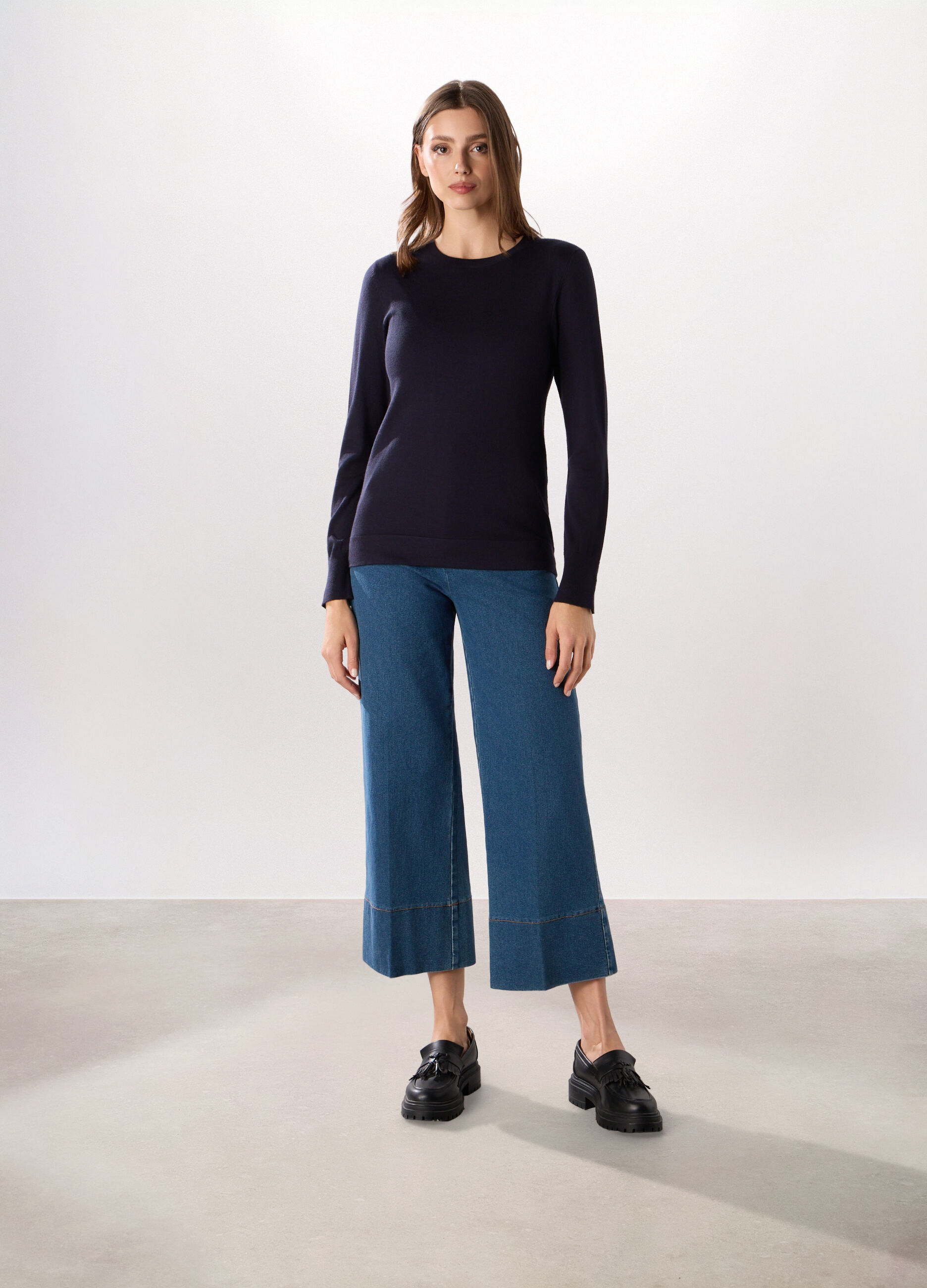 Jeans wide leg cropped donna_0