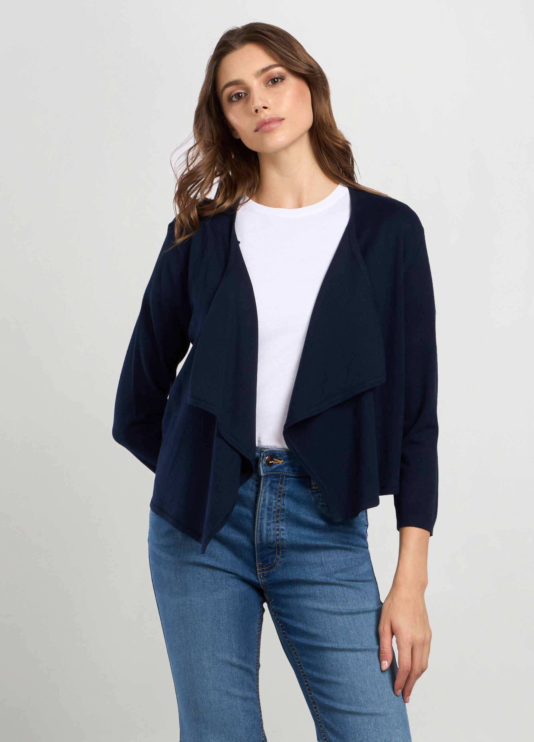 Cardigan coprispalle in misto viscosa donna_0